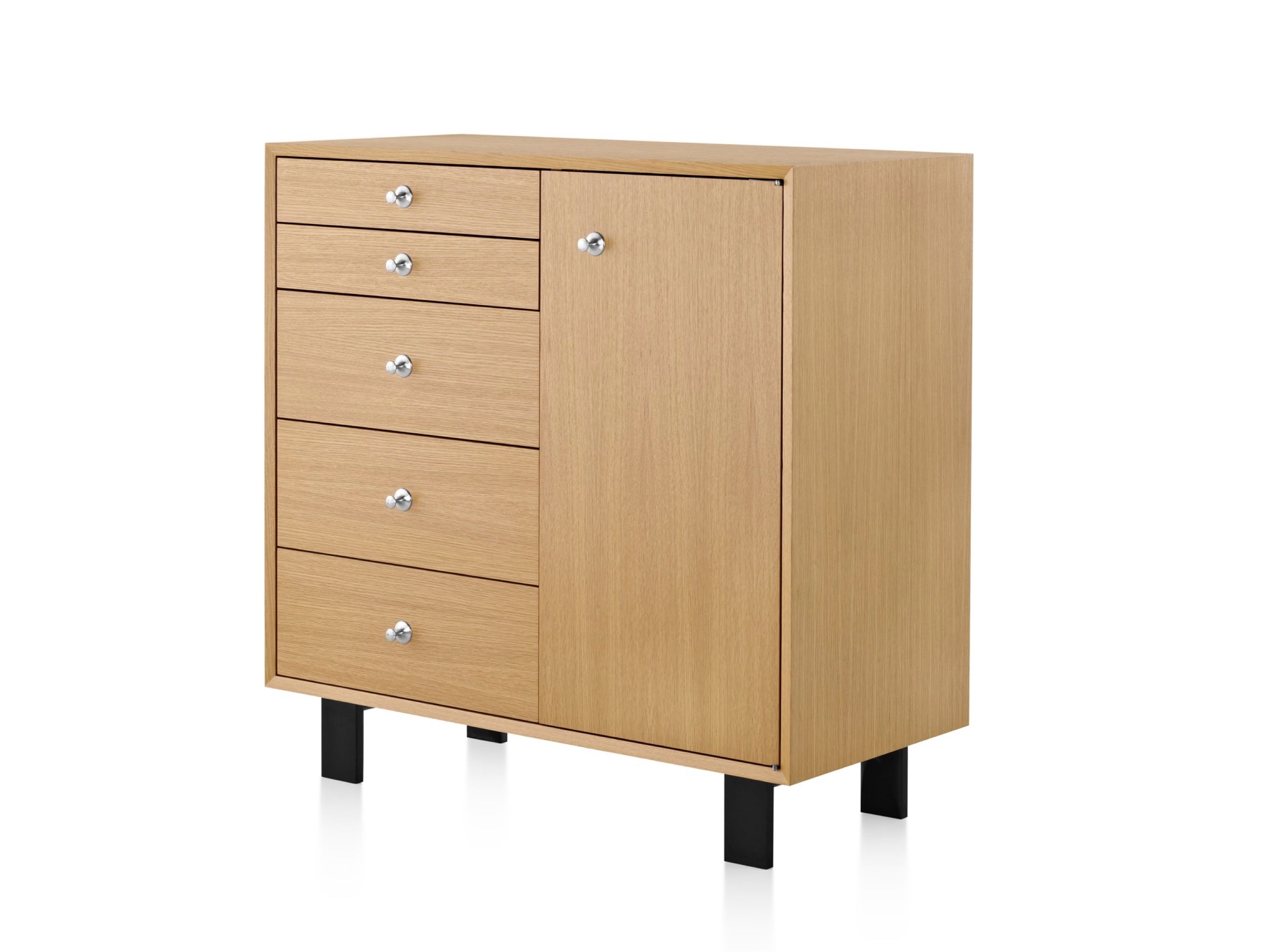Nelson Basic Cabinet Large 34x40, 2 Drawers Over 2 Doors – Herman Miller With 2017 Girard 4 Door Sideboards (View 13 of 20)