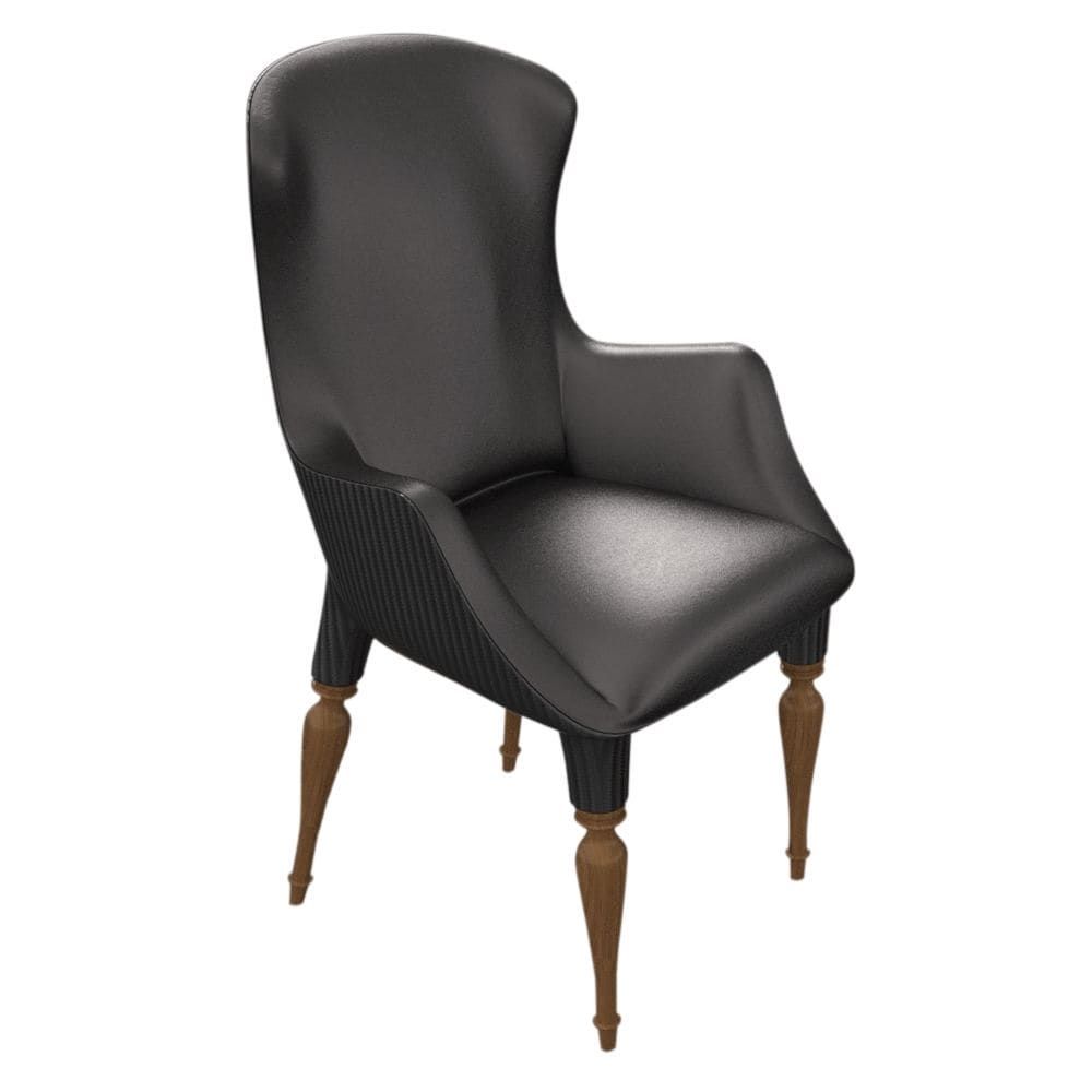Newest Chapleau Ii Side Chairs Throughout Traditional Office Chair / High Back / Fabric / Leather – Versailles (View 12 of 20)