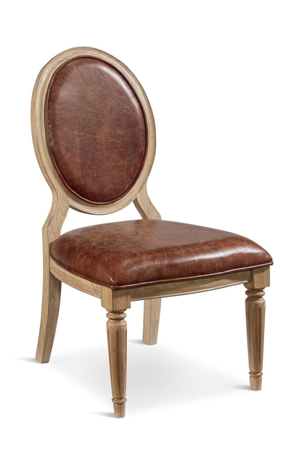 Newest Magnolia Home Captain Arm Chairs Pertaining To Leather Emory Dining Chair (View 5 of 20)