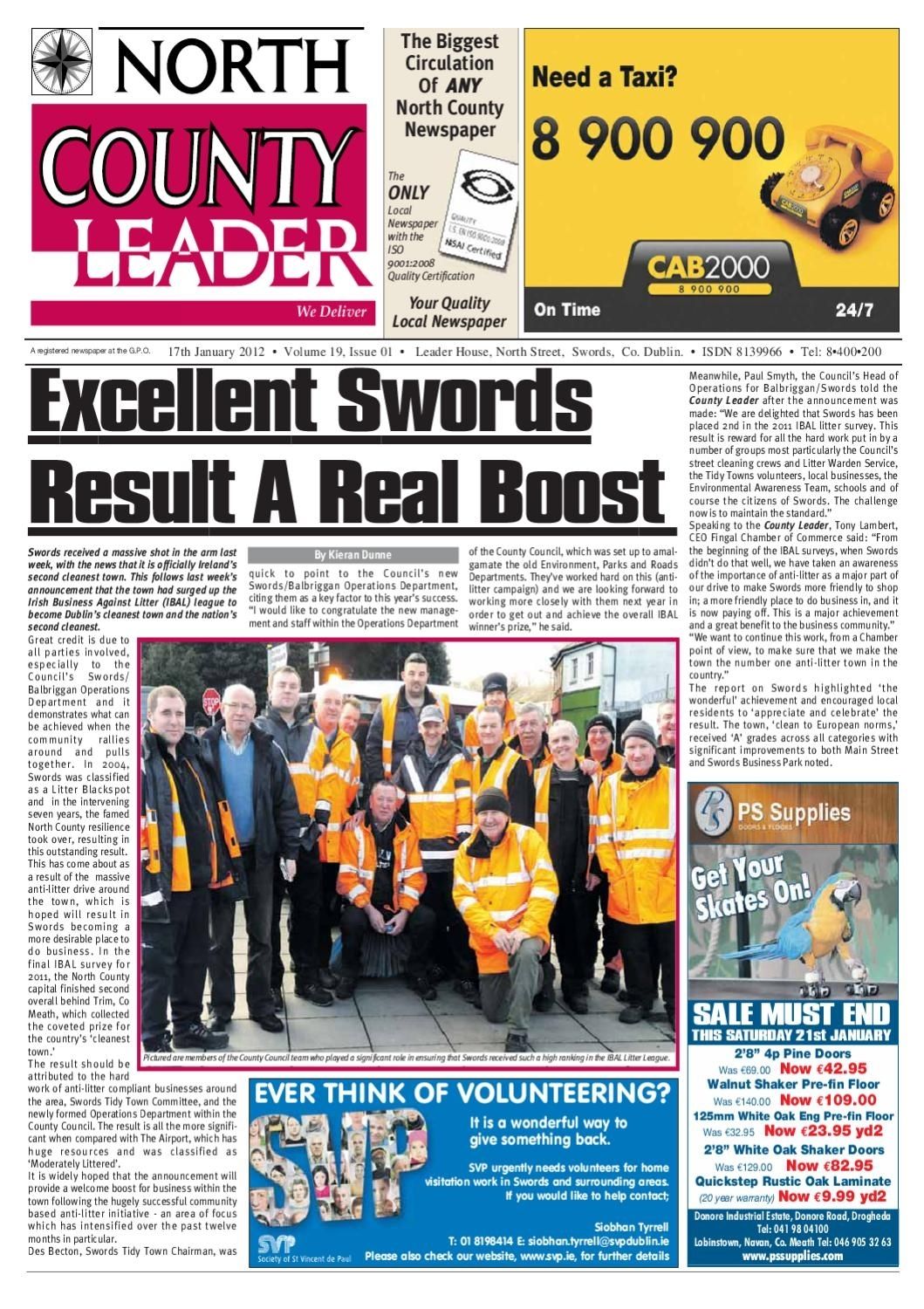 North County Leader 17th January 2012sean Fitzmaurice – Issuu For 2017 Rhya 4 Door Sideboards (View 17 of 20)