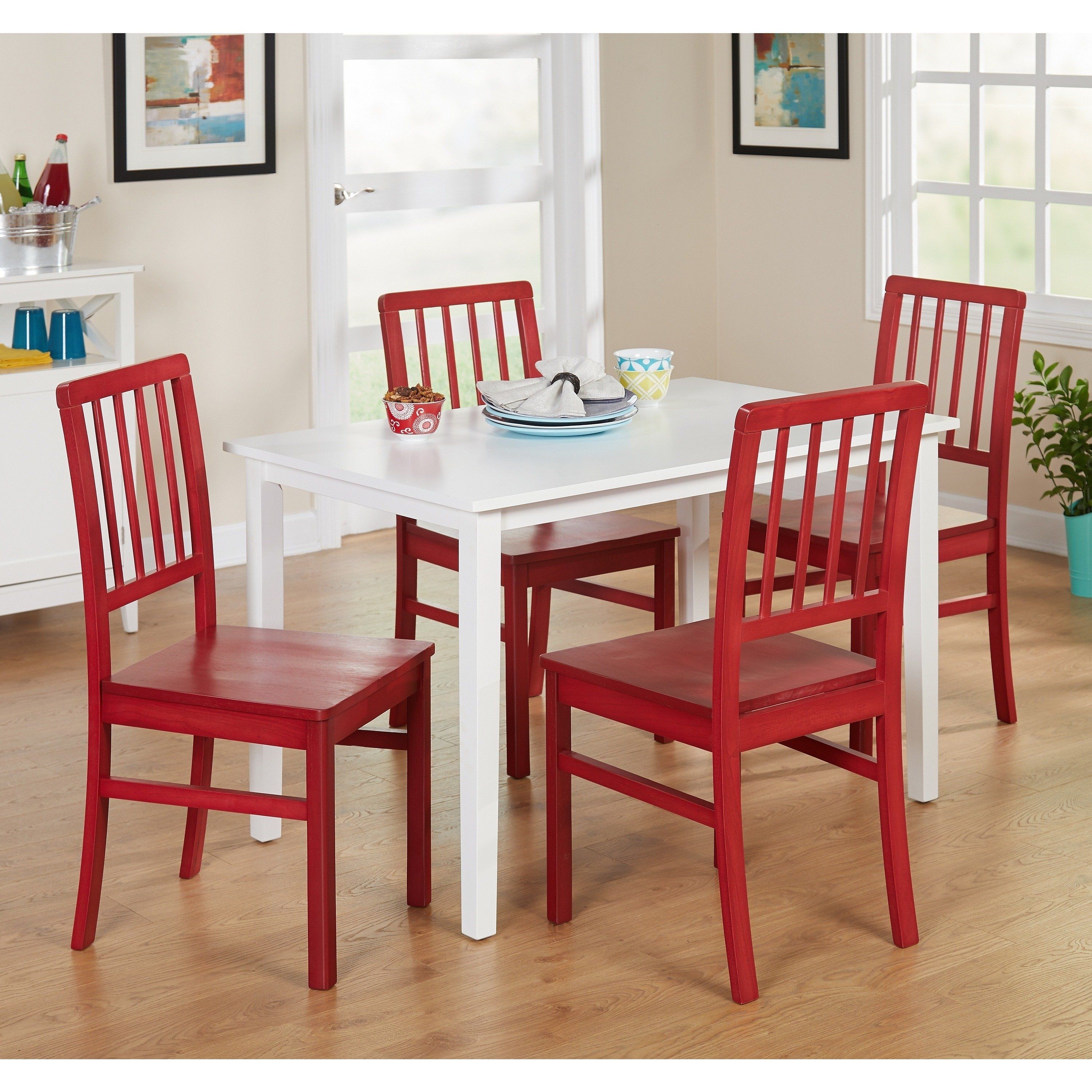 Preferred Camden Dining Chairs Pertaining To Shop Simple Living 5 Piece Camden Dining Set – Free Shipping Today (Photo 20 of 20)