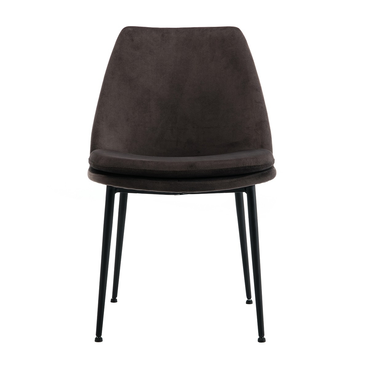 Recent Life Interiors – Ashton Velvet Dining Chair (black) – Modern Regarding Dark Olive Velvet Iron Dining Chairs (Photo 1 of 20)