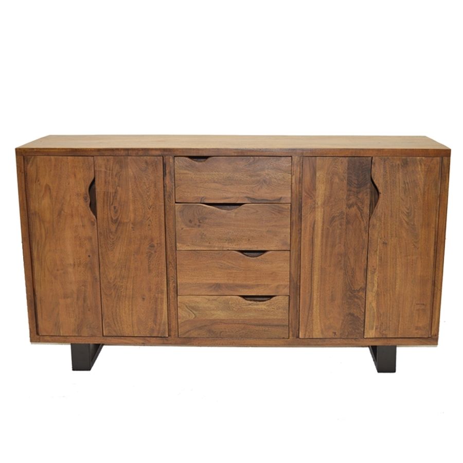 Scott Sideboard | Sideboards, Acacia Wood, Indian | Home Design Store With 2018 Iron Sideboards (View 6 of 20)