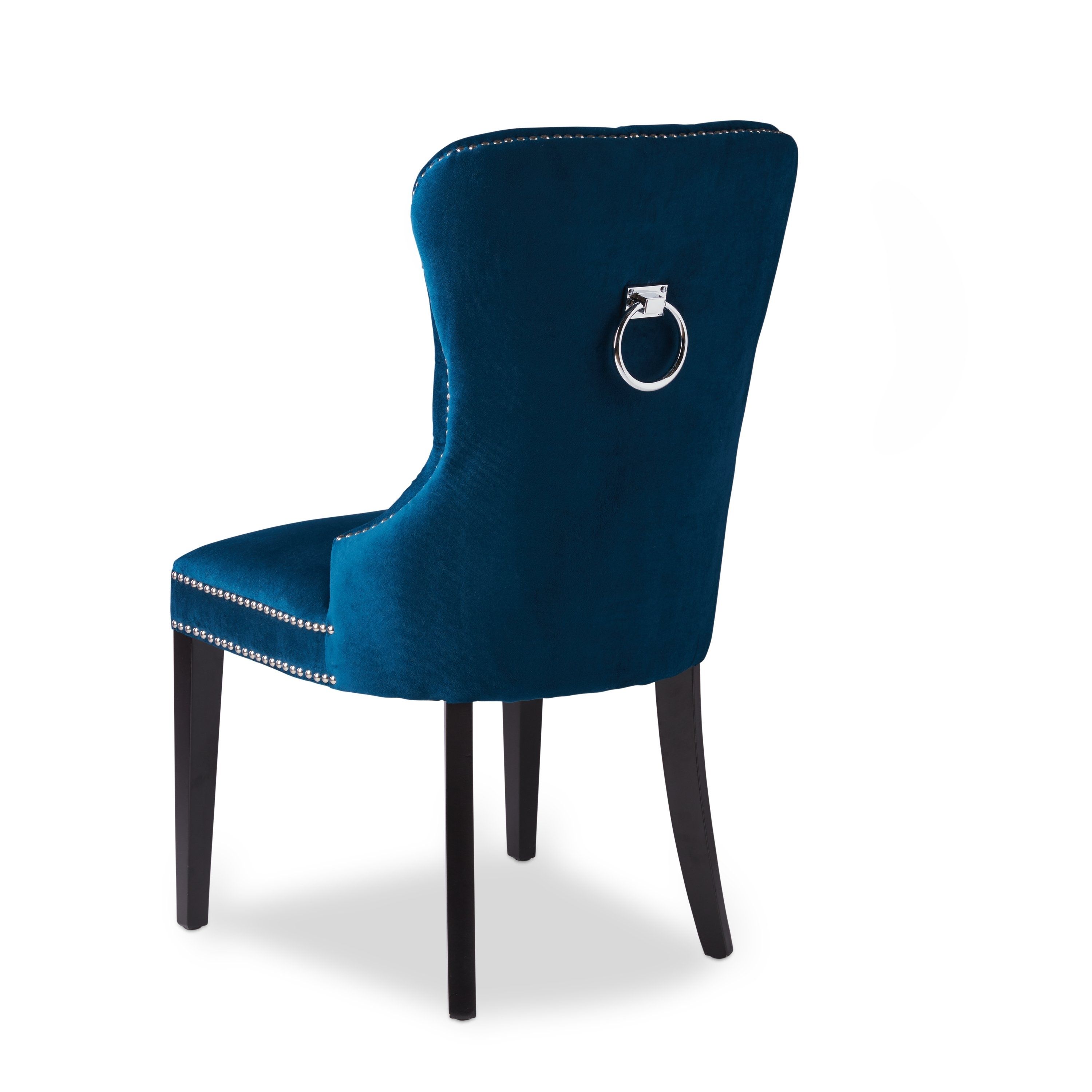 Shop Abbyson Versailles Blue Tufted Dining Chair – On Sale – Free With Regard To Popular Pilo Blue Side Chairs (View 12 of 20)