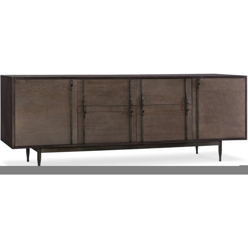 Shop Hooker Furniture 5587 85001 Dkw 78 Inch Wide Hardwood Buffet Inside Most Recent Natural Oak Wood 78 Inch Sideboards (View 3 of 20)