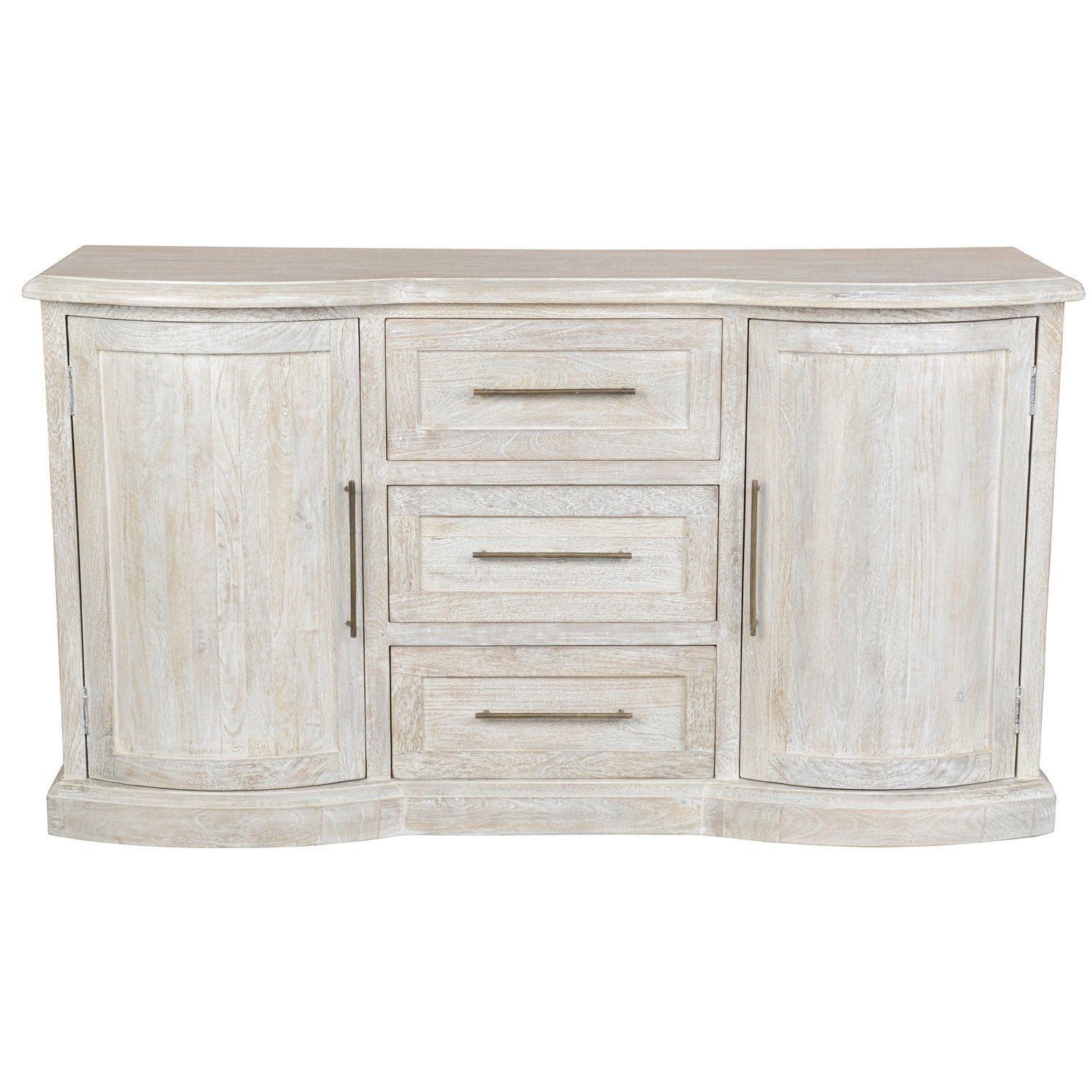 Shop Norman Antique White Sideboardkosas Home – Free Shipping Inside Recent Natural Oak Wood 78 Inch Sideboards (View 18 of 20)