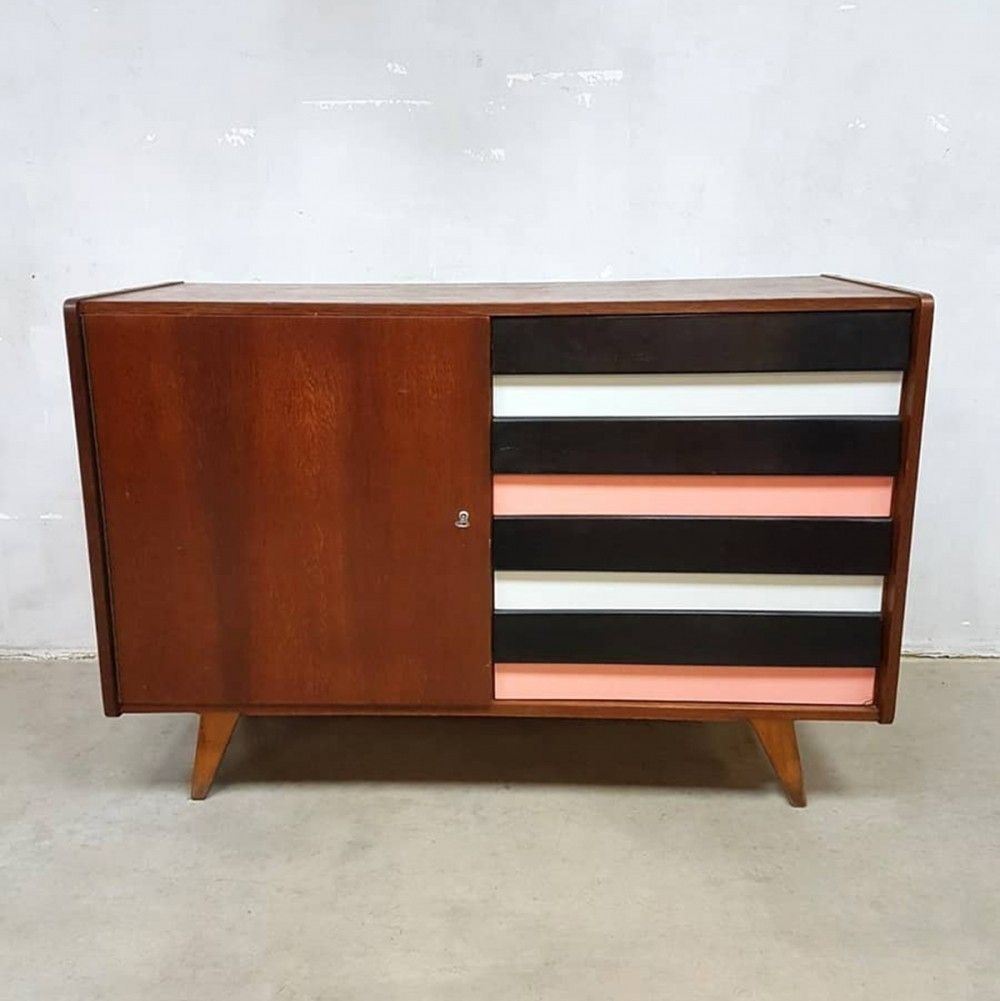 Sideboardjiří Jiroutek For Interier Praha, 1960s For Most Up To Date Tobias 4 Door Sideboards (View 9 of 20)