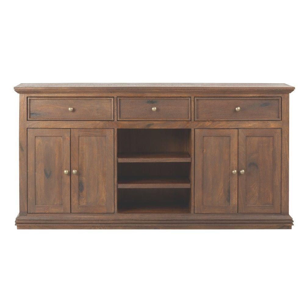 Sideboards & Buffets – Kitchen & Dining Room Furniture – The Home Depot Within Newest Walnut Finish Contempo Sideboards (View 14 of 20)