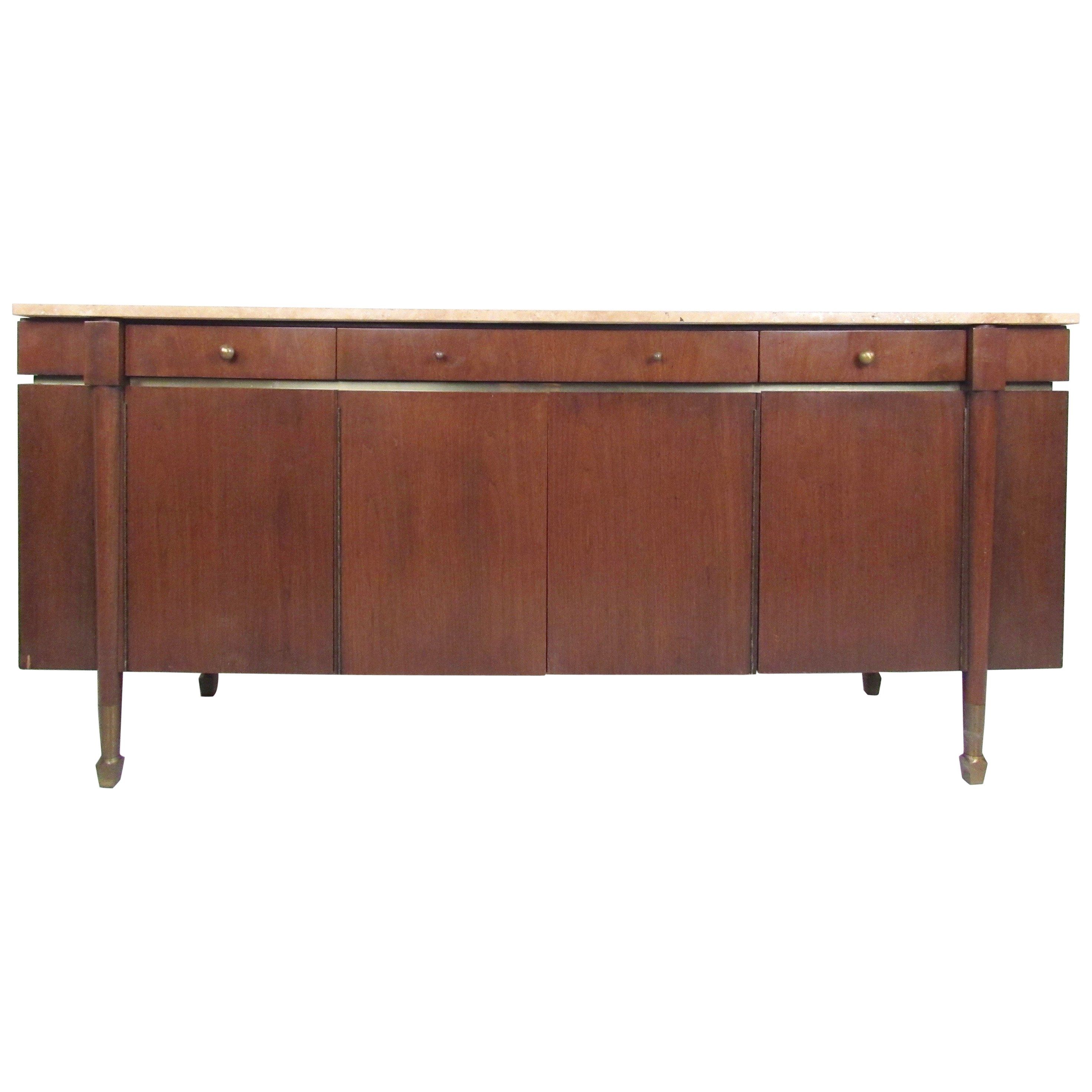 Striking 'intarsia' Sideboard With A Vintage Designaldo Rossi With Regard To 2017 Rossi Large Sideboards (View 2 of 20)