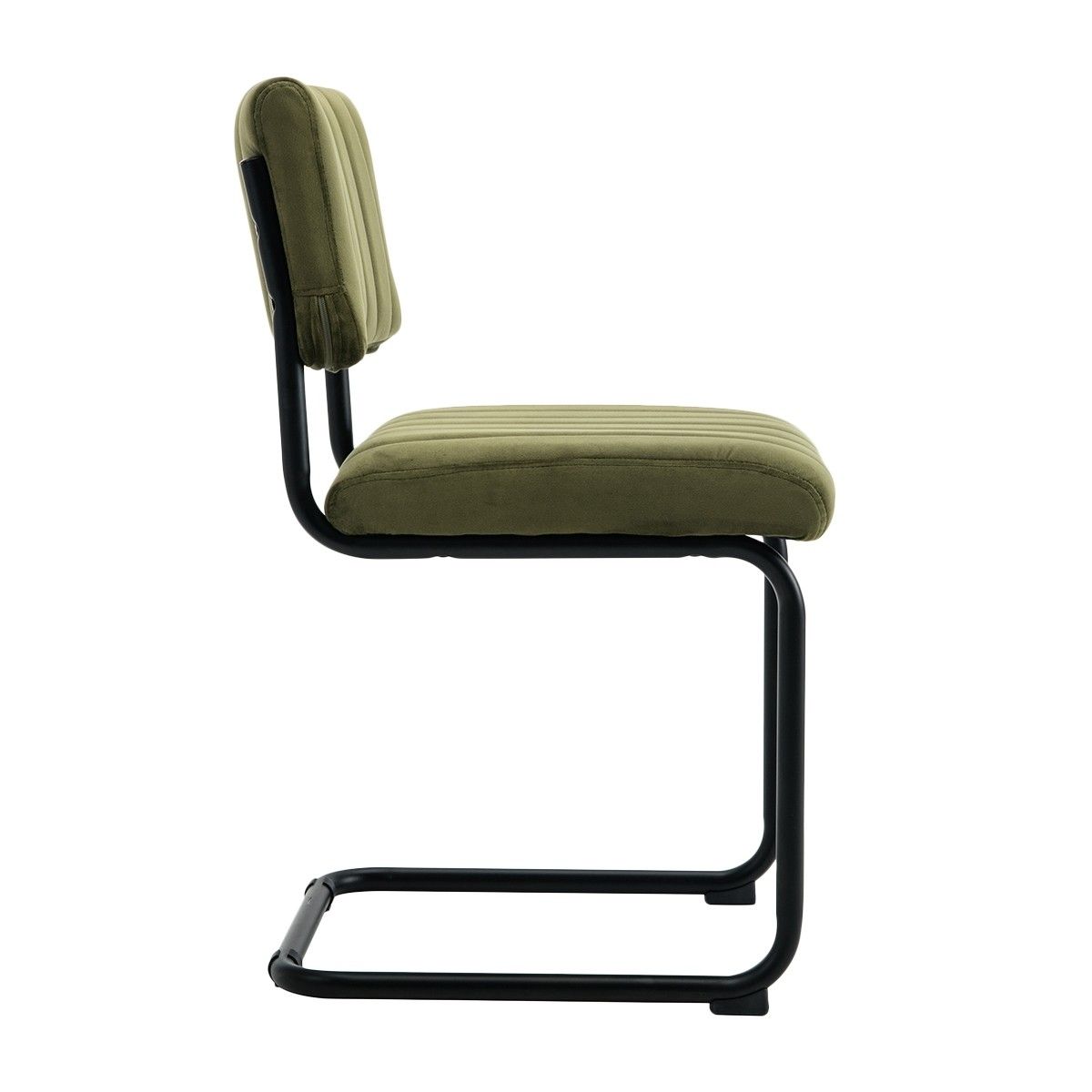 Trendy Life Interiors – Blake Velvet Dining Chair (olive) – Modern Within Dark Olive Velvet Iron Dining Chairs (View 19 of 20)