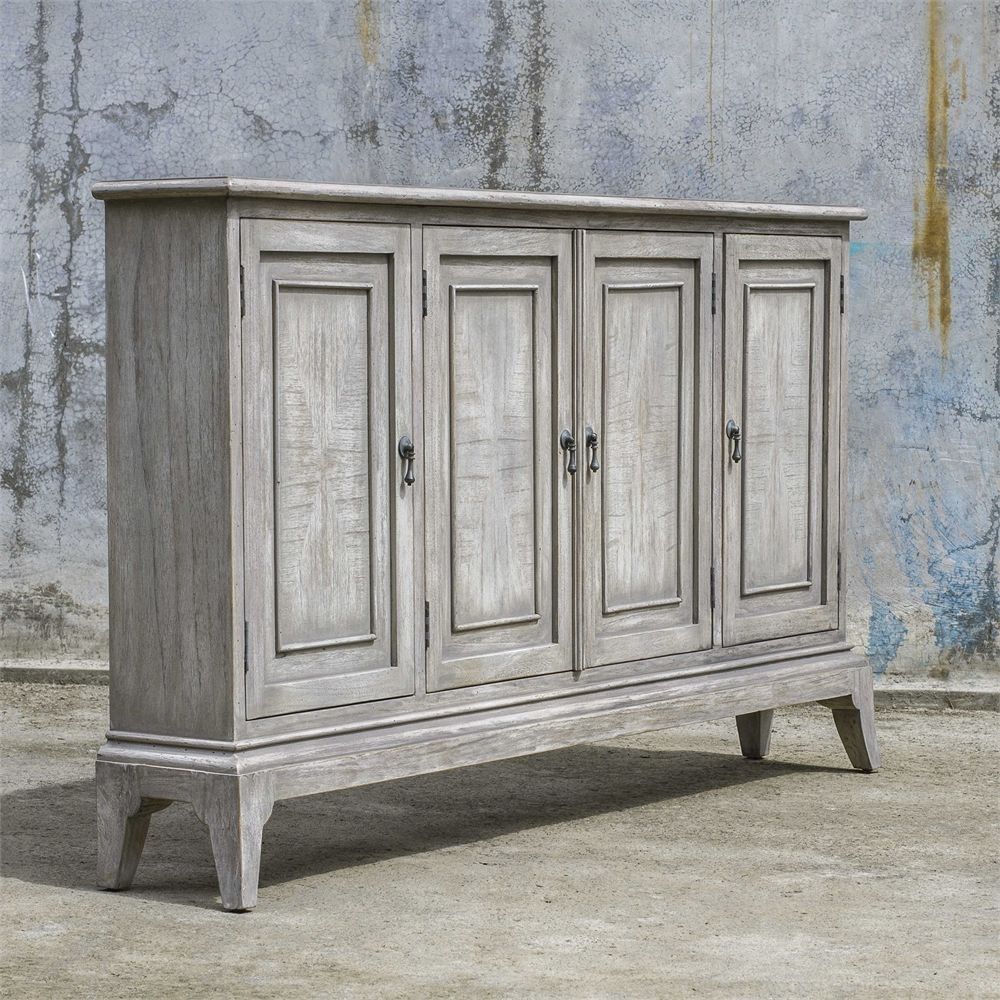 Uttermost – Nyle, 4 Door Cabinet | Future Home Furniture | Pinterest With Most Current Marbled Axton Sideboards (Photo 8 of 20)
