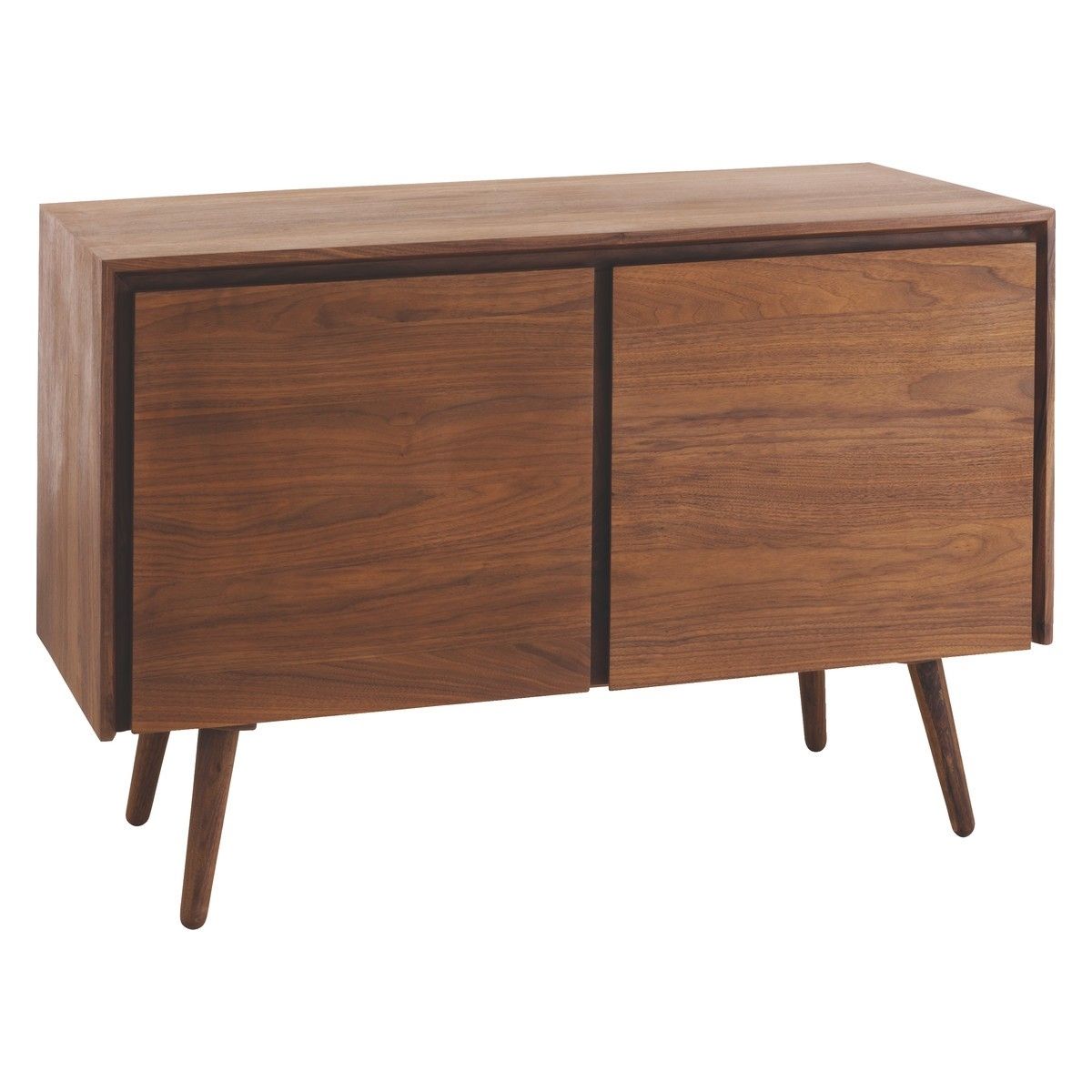 Vince Walnut 2 Door Mid Century Sideboard | Buy Now At Habitat Uk Intended For Most Recently Released Oil Pale Finish 3 Door Sideboards (View 11 of 20)