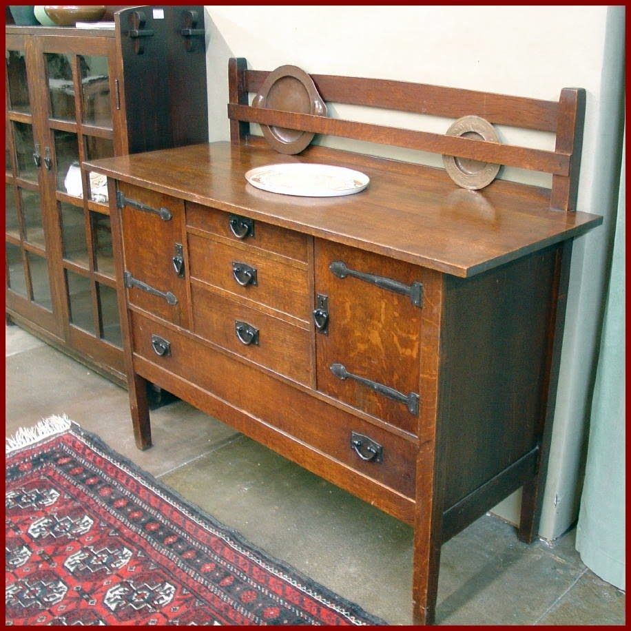 Voorhees Craftsman Mission Oak Furniture – Buffets Throughout Most Recently Released Craftsman Sideboards (View 5 of 20)