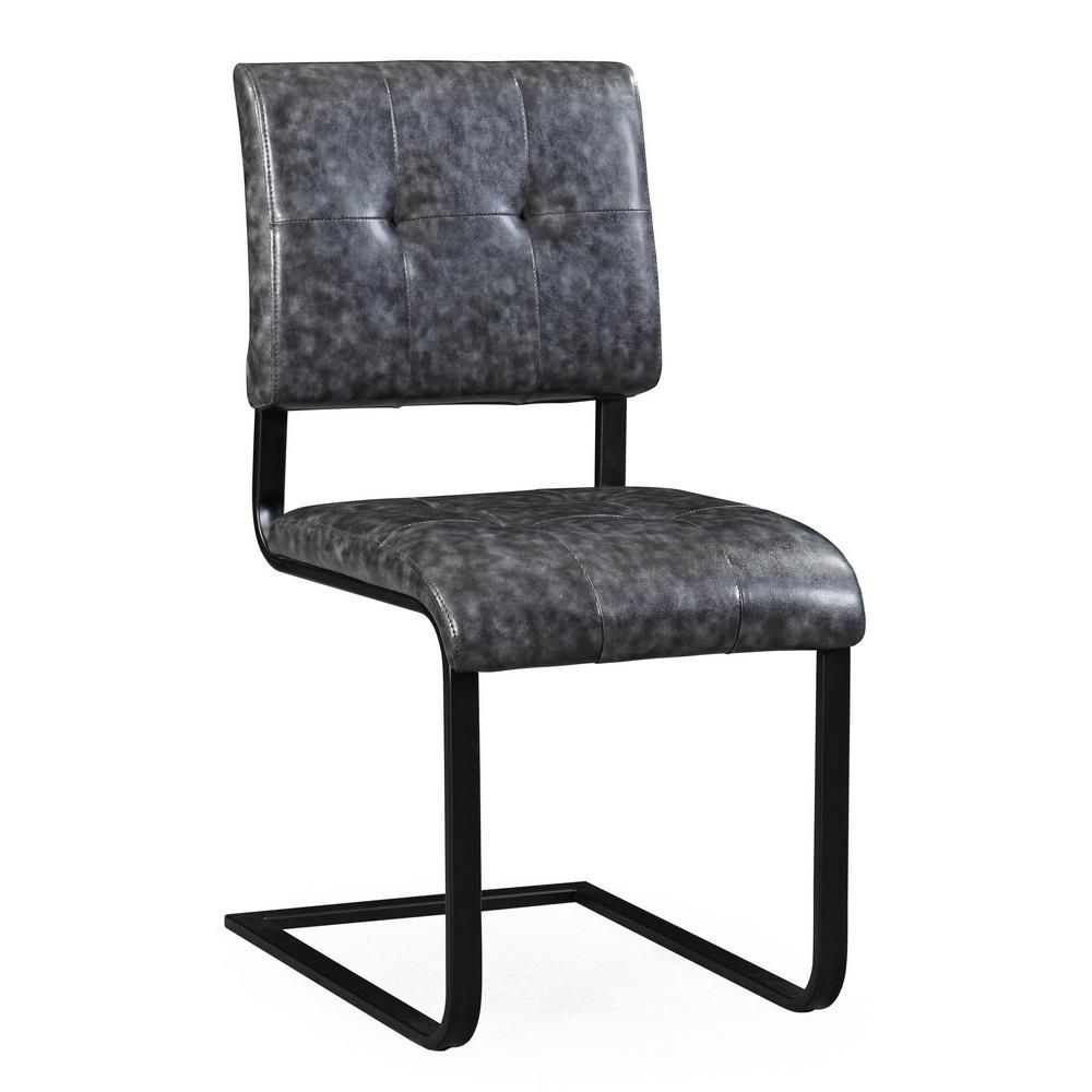 Well Known Tov Furniture Cora Grey Chair (set Of 2) Tov G5474 – The Home Depot In Cora Side Chairs (Photo 7 of 20)