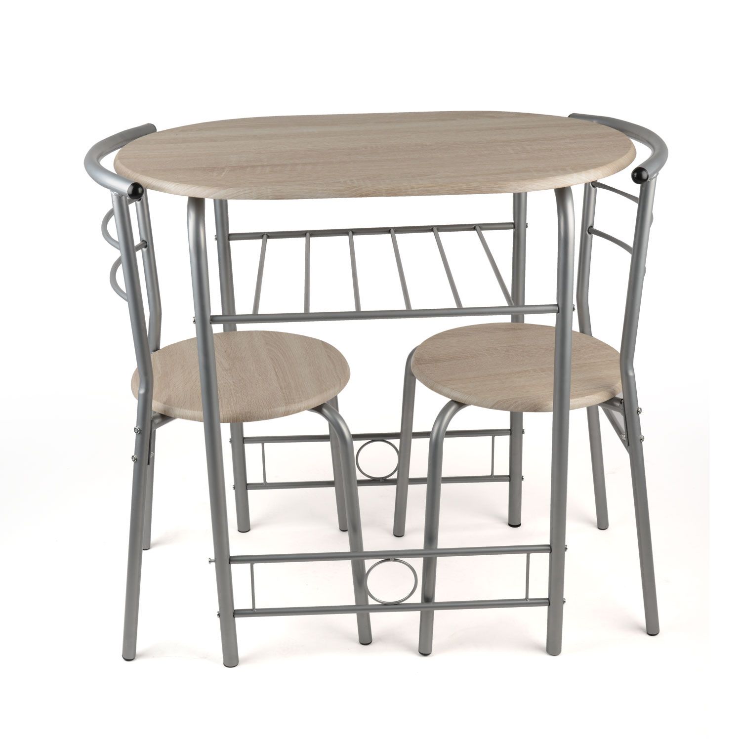 3 Piece Breakfast Table Set & 3 Piece Dining Set Bar Stools Pub With Most Recently Released 3 Piece Breakfast Dining Sets (Photo 13 of 20)
