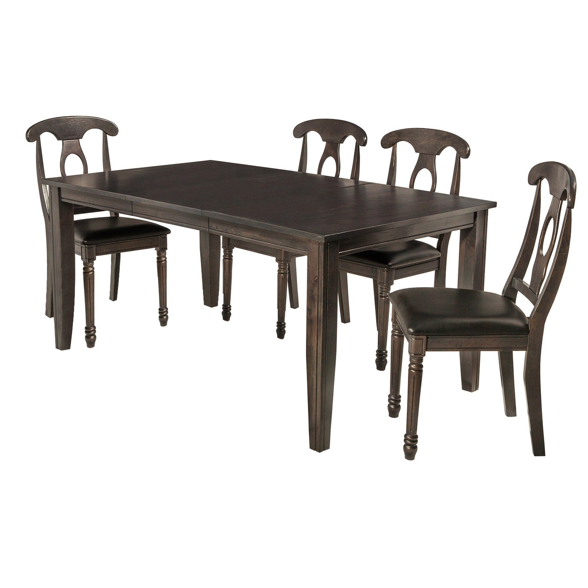 Adan 5 Piece Solid Wood Dining Sets (set Of 5) For Recent Shop 5 Piece Solid Wood Dining Set "aden", Modern Kitchen Table Set (View 6 of 20)
