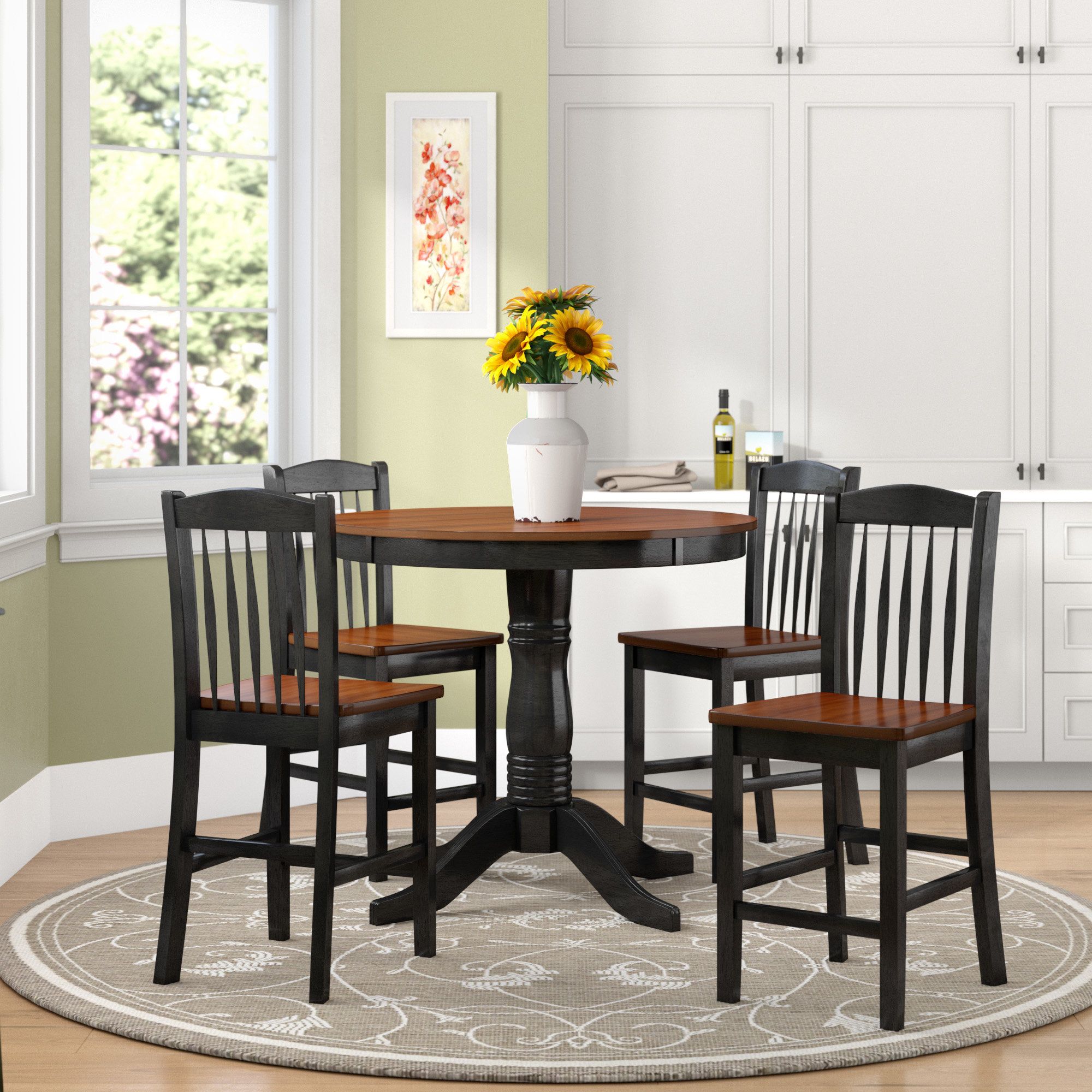 August Grove Tighe 5 Piece Dining Set & Reviews (Photo 2 of 20)