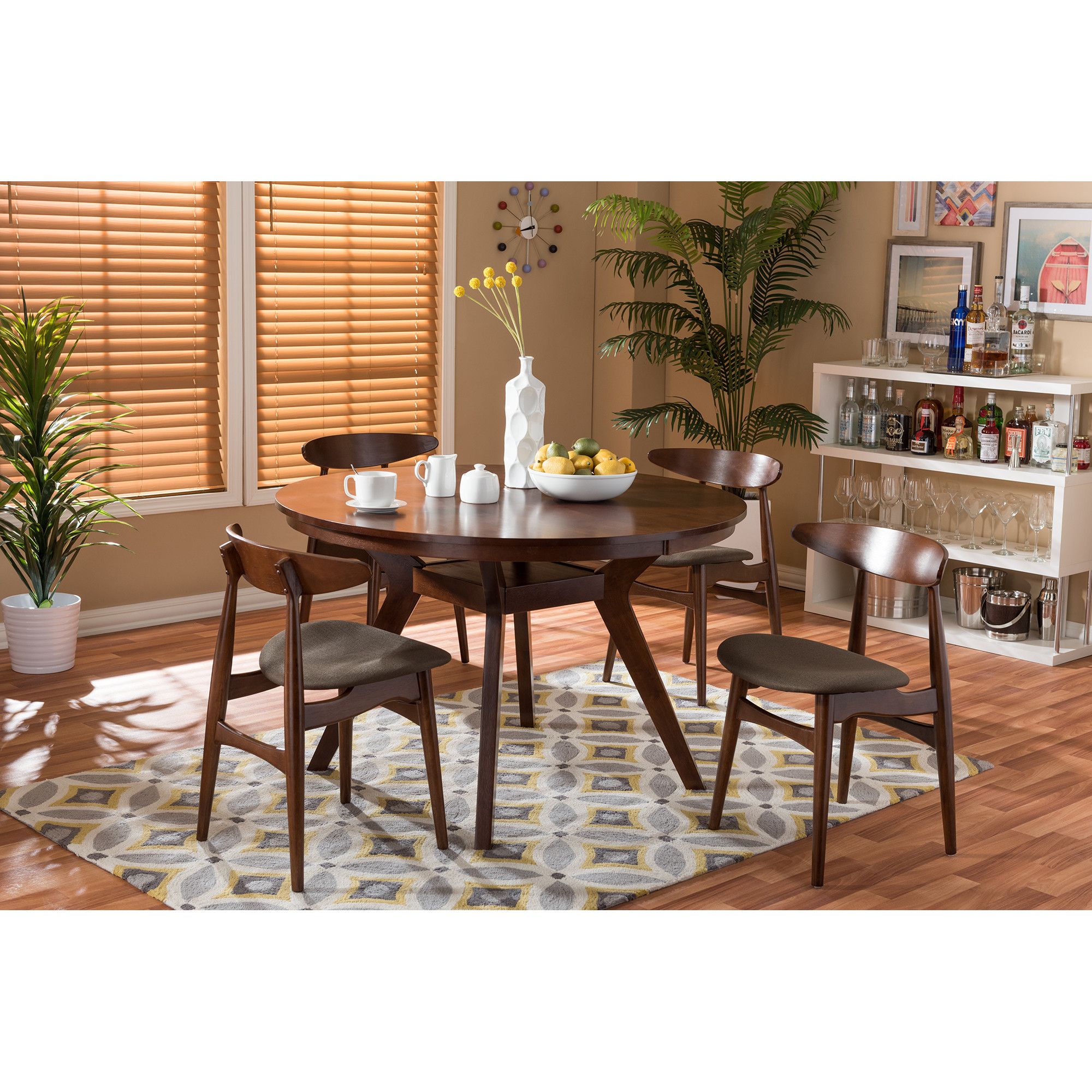 Baxton Studio Keitaro 5 Piece Dining Sets For Best And Newest Wholesale Dining Sets. Room Pier One. 2016 Antique Stackable Metal (Photo 1 of 20)