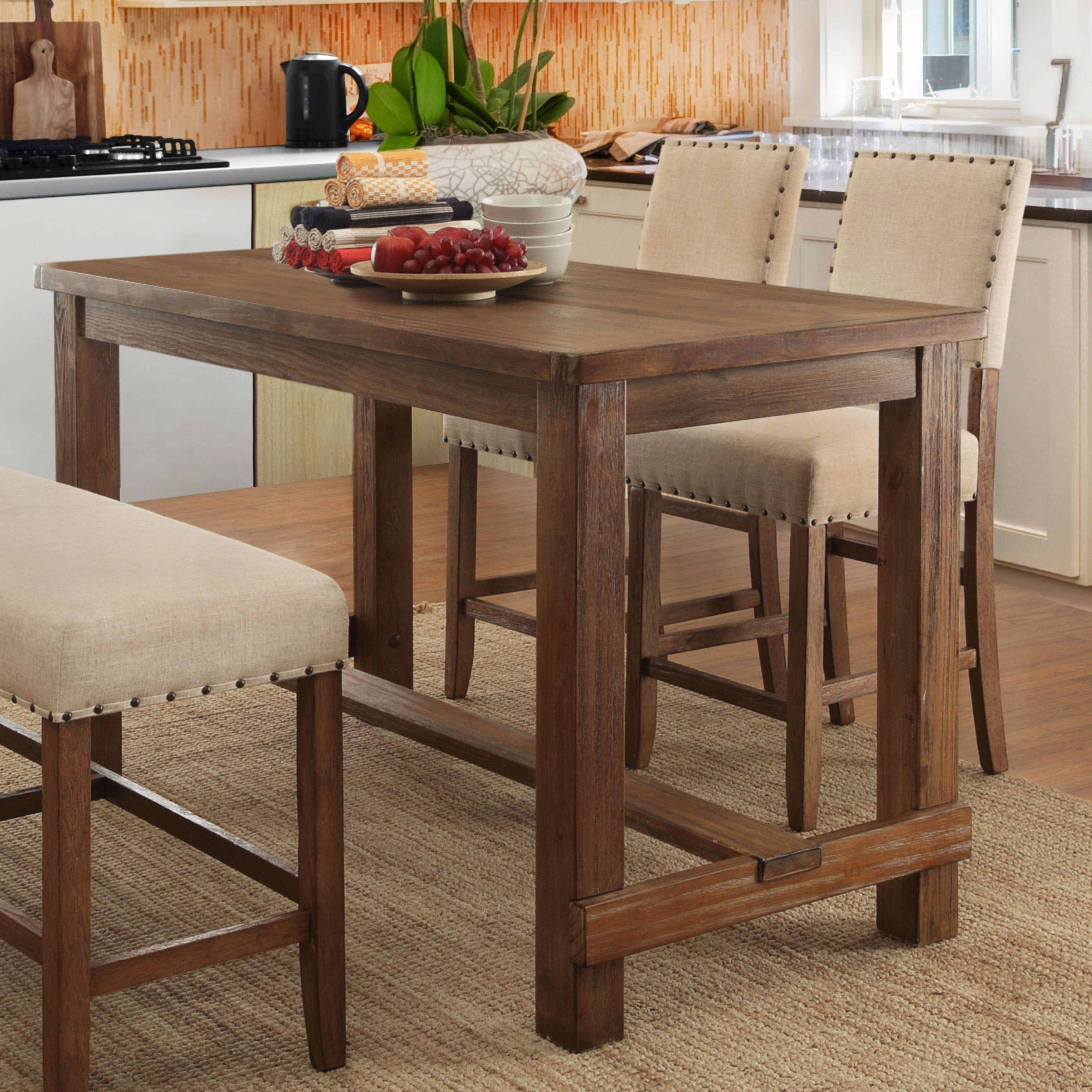 Current Buy Furniture Of America Kitchen & Dining Room Tables Online At Throughout Biggs 5 Piece Counter Height Solid Wood Dining Sets (set Of 5) (Photo 10 of 20)