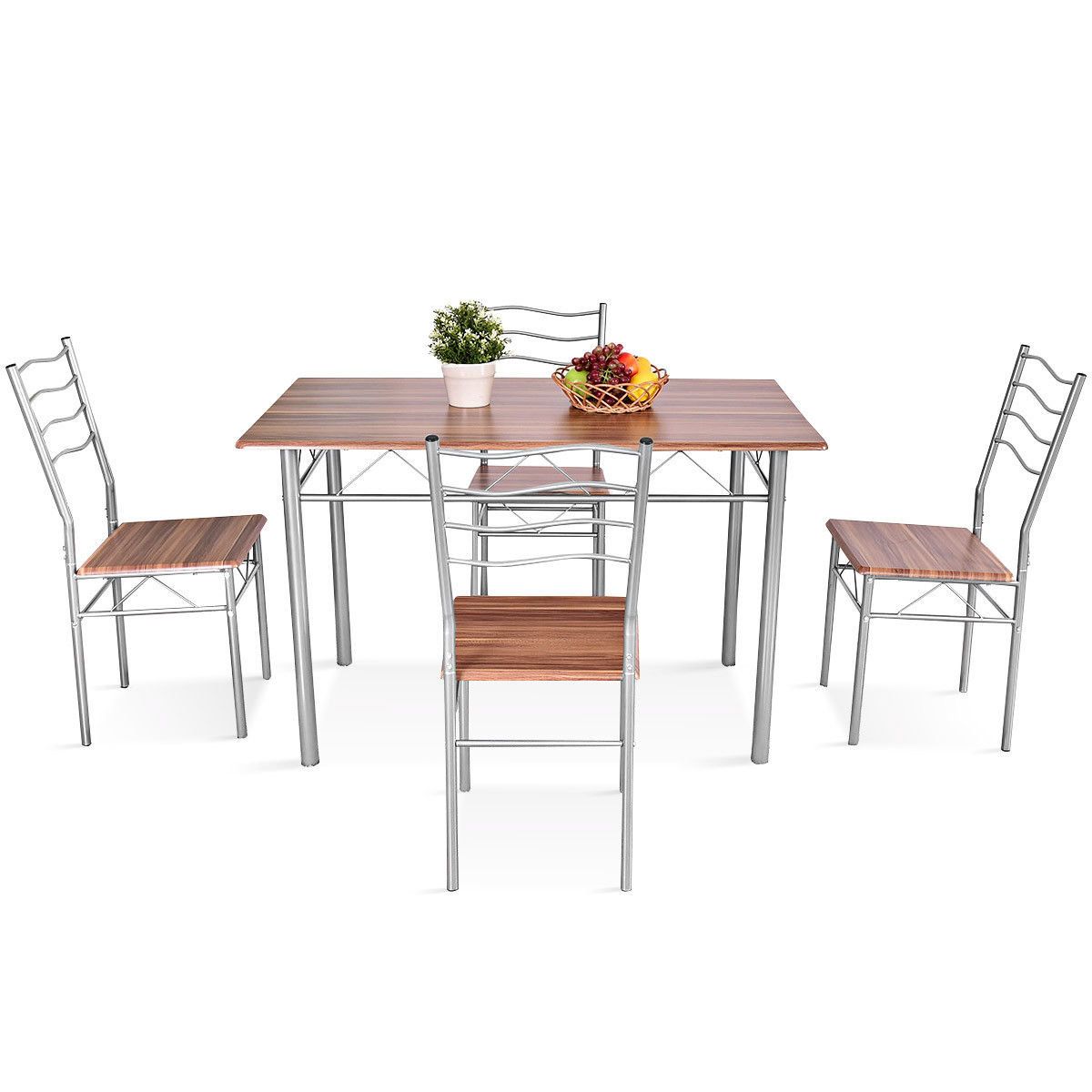 Ebay In Most Up To Date Taulbee 5 Piece Dining Sets (View 11 of 20)
