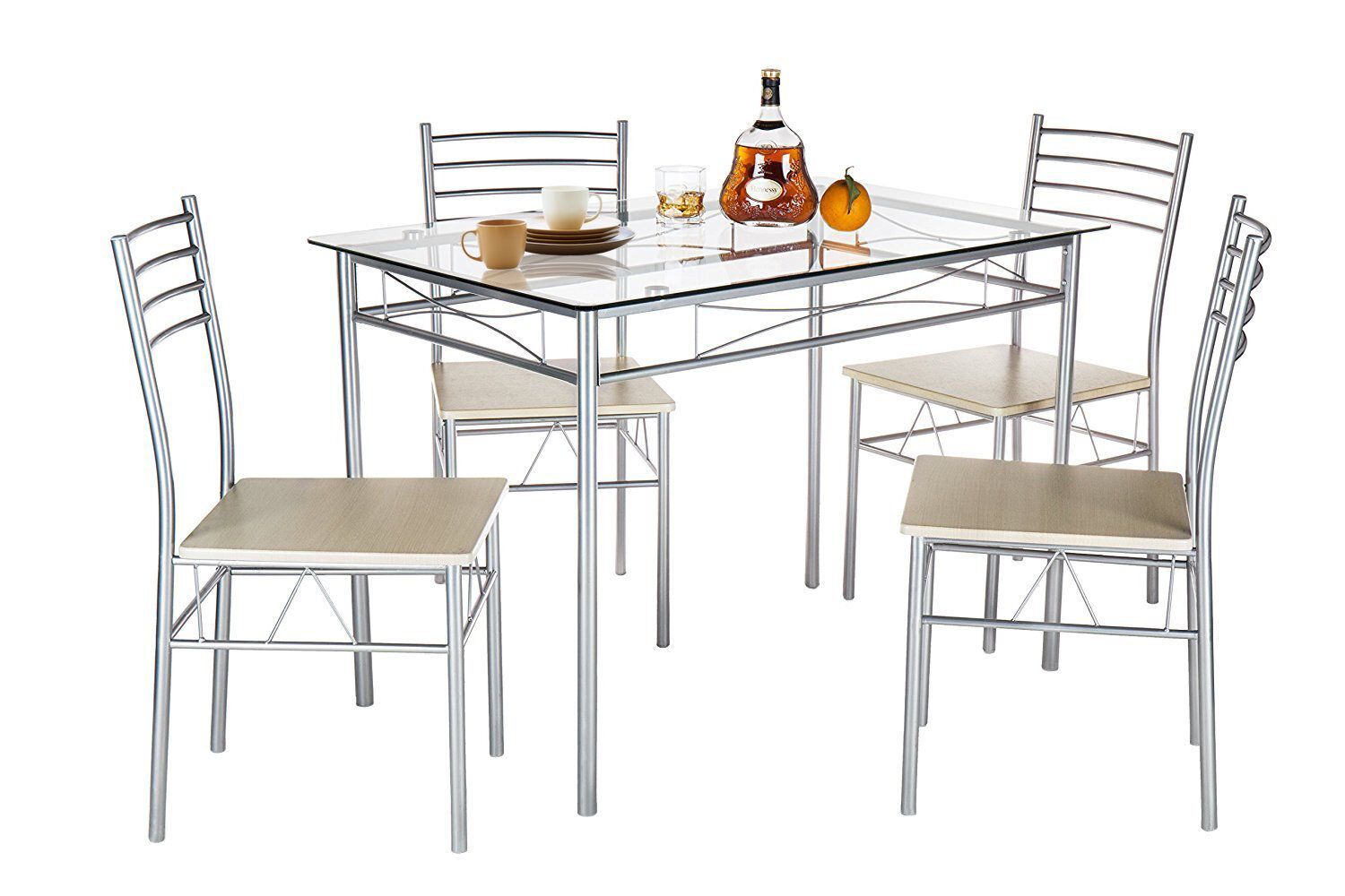 Ebern Designs Liles 5 Piece Breakfast Nook Dining Set & Reviews With Newest Conover 5 Piece Dining Sets (Photo 20 of 20)