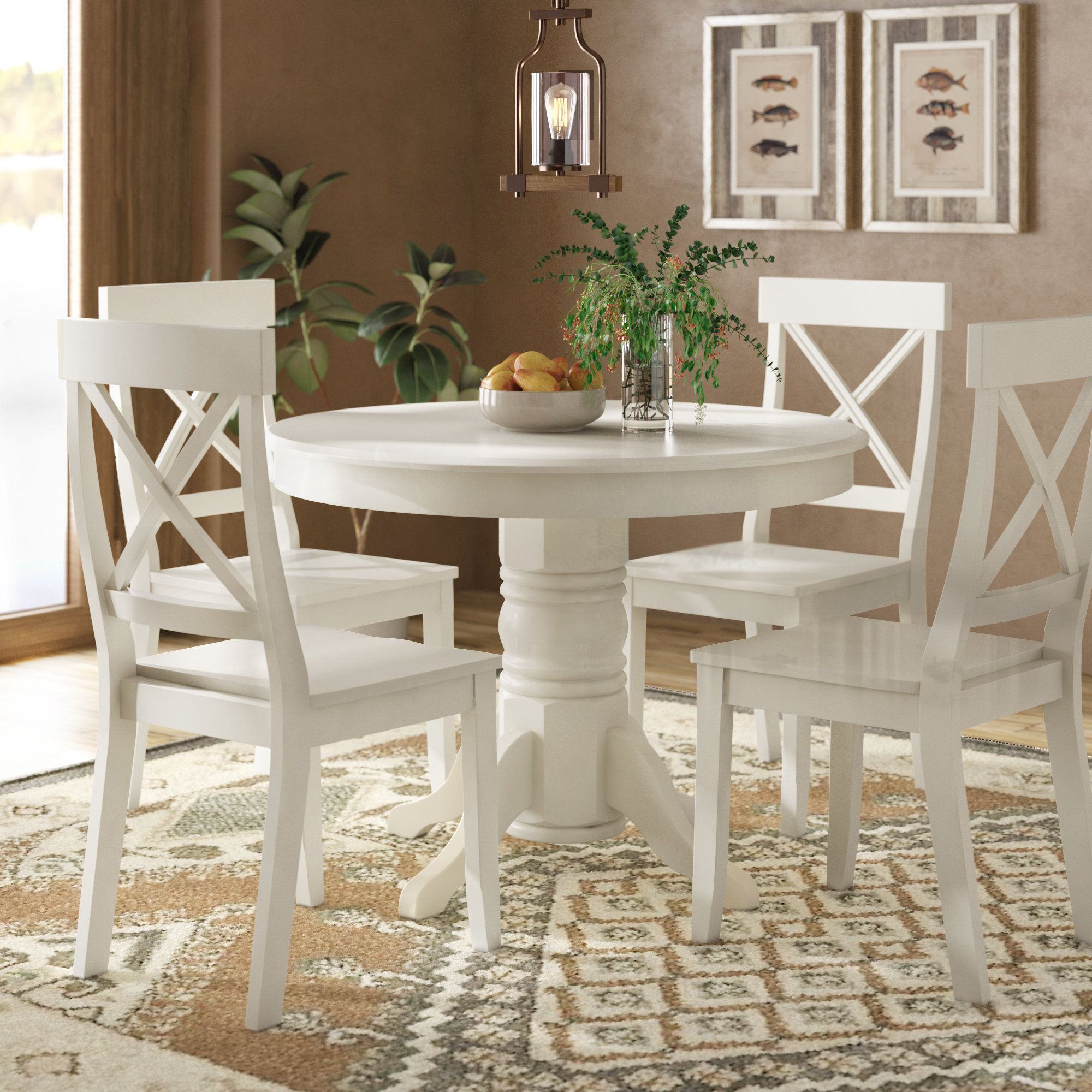 Favorite August Grove Standridge 5 Piece Dining Set & Reviews (View 13 of 20)