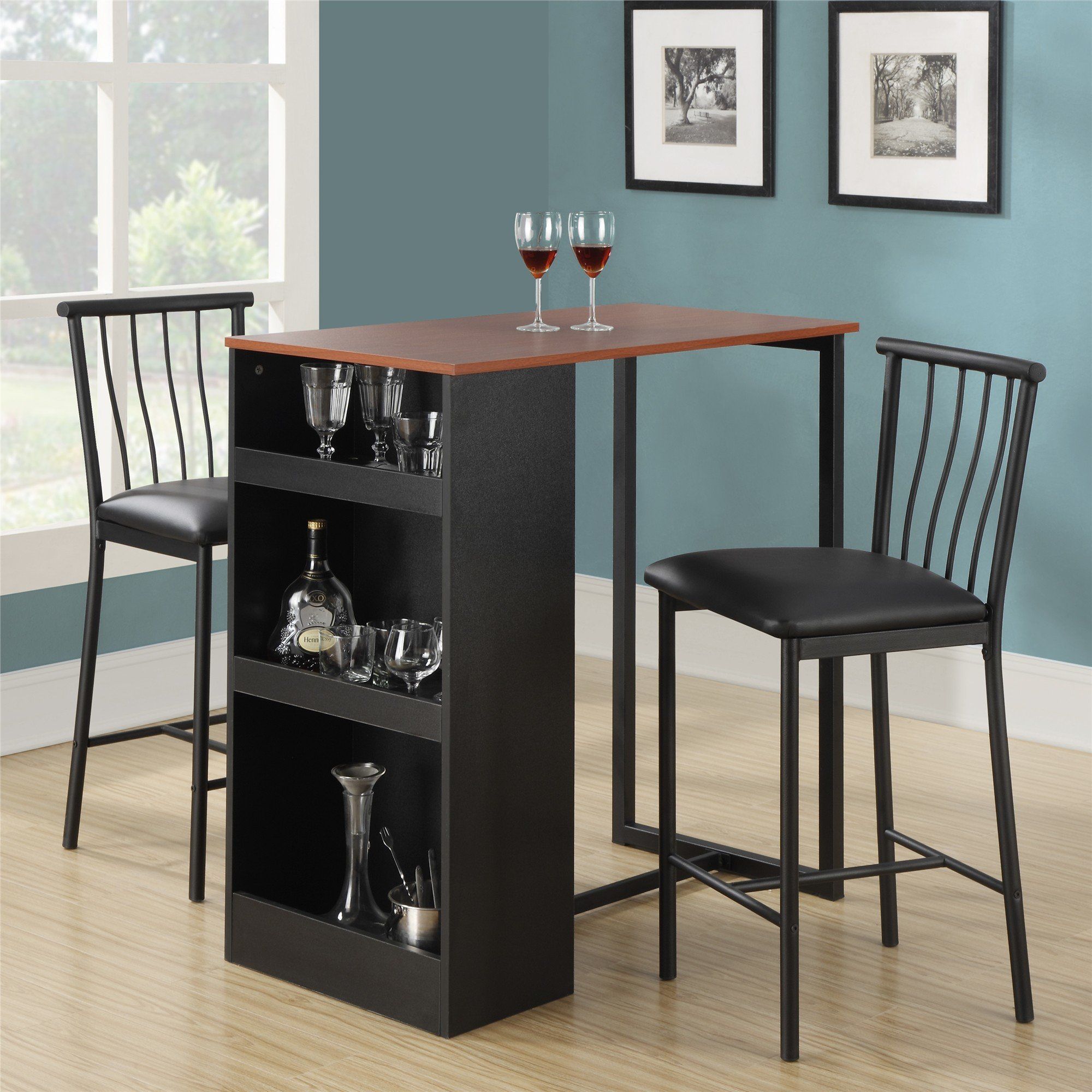 Francis 3 Piece Counter Height Pub Table Set & Reviews (View 12 of 20)