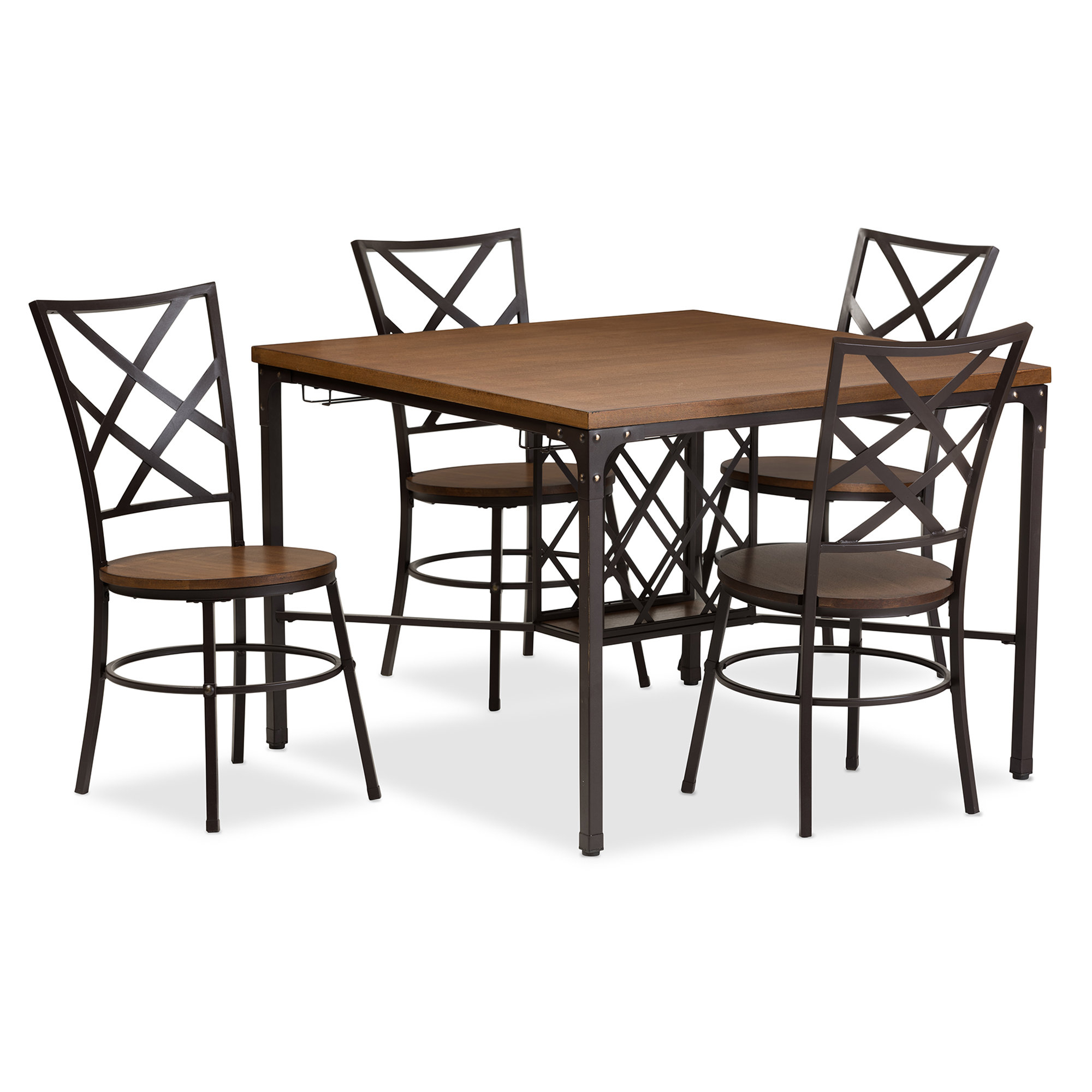 Latitude Run Calla 5 Piece Dining Set & Reviews (Photo 1 of 20)