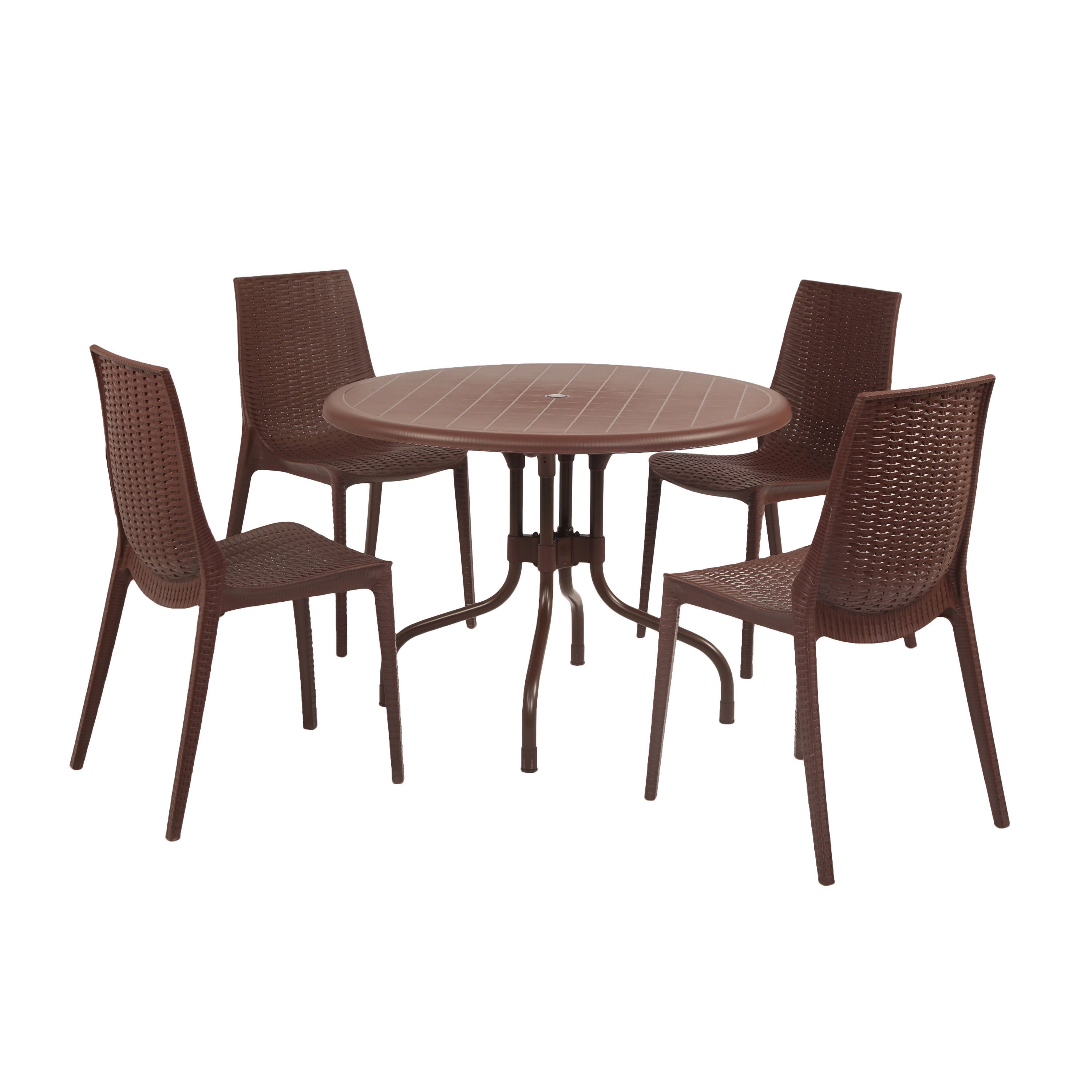Most Current Bloomsbury Market Miskell Commercial Grade 5 Piece Dining Set (Photo 18 of 20)