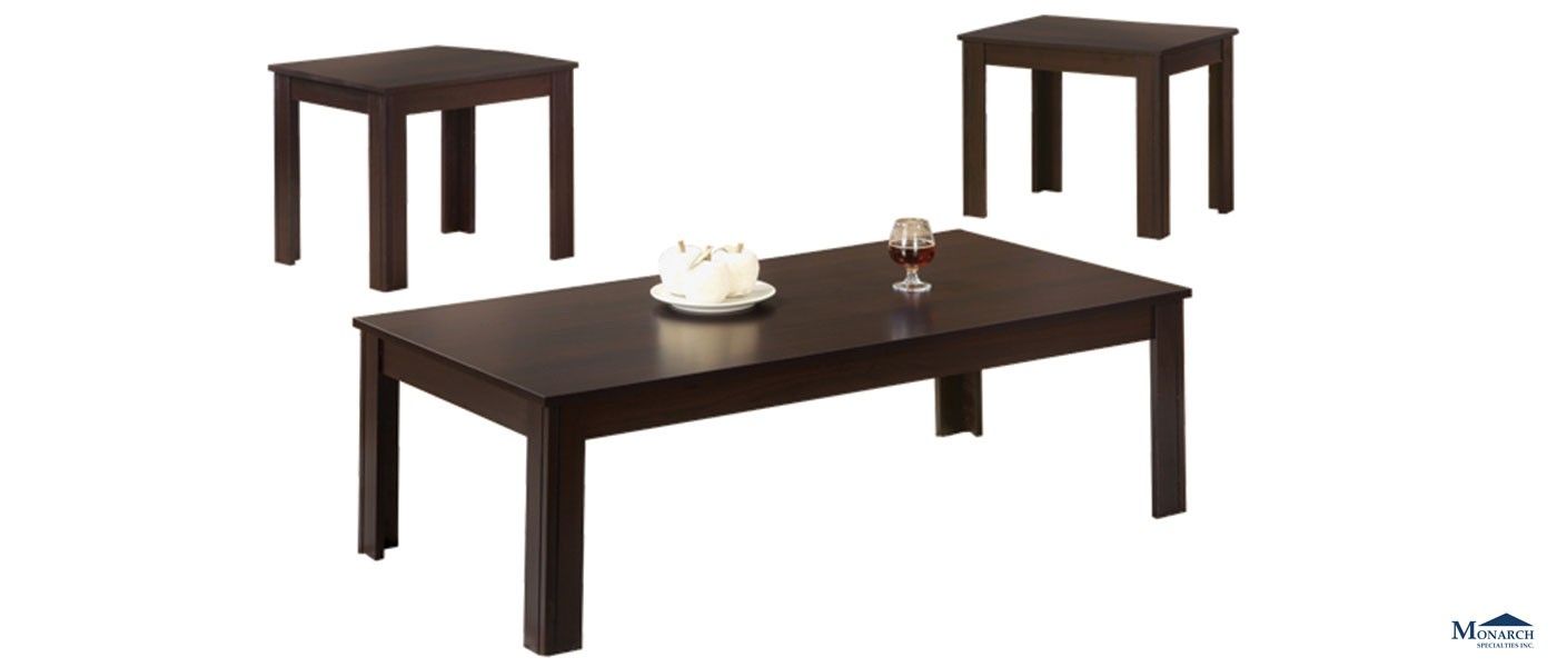 Most Popular Mocha 3 Piece Table Set London (View 12 of 20)