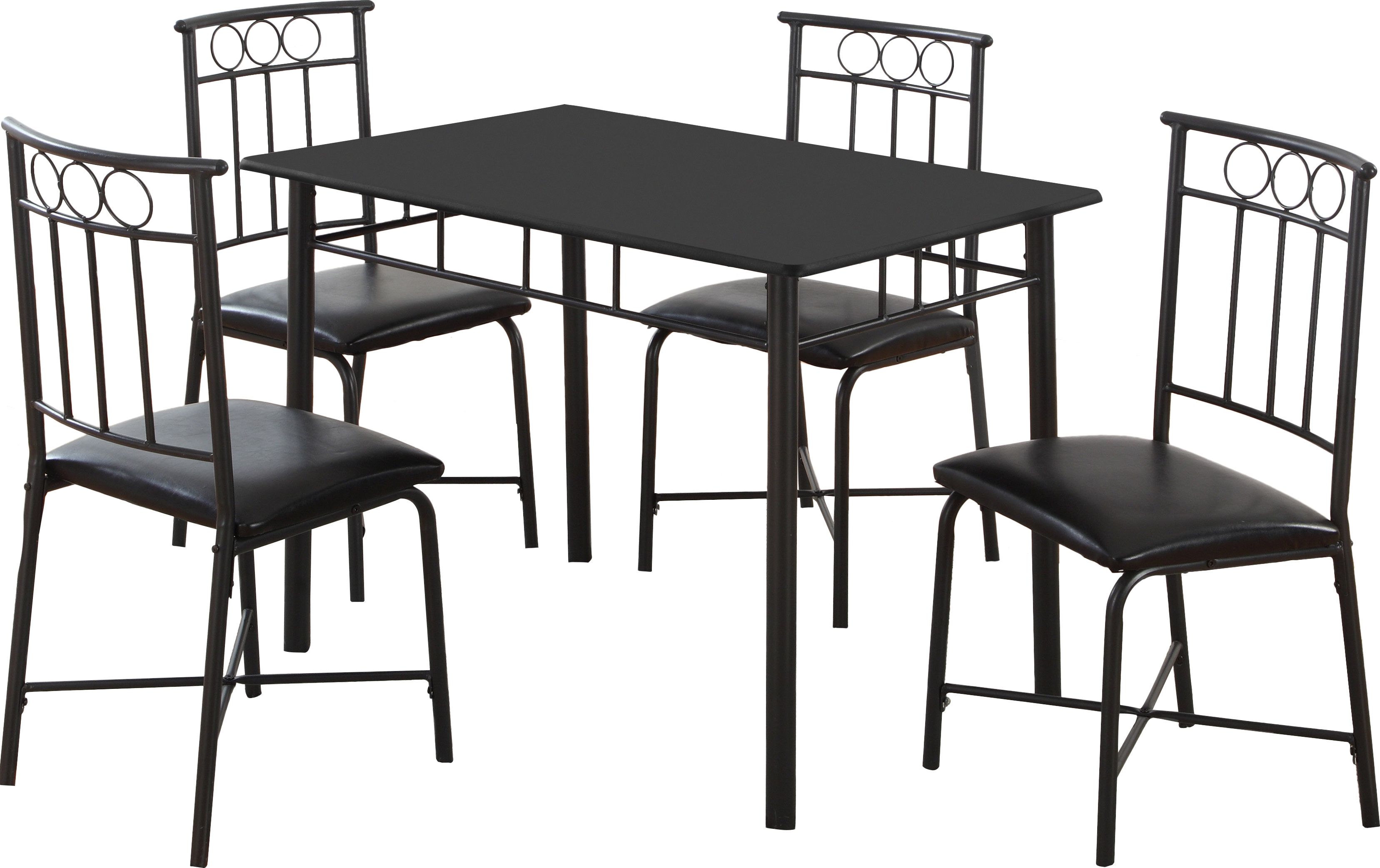 Most Up To Date Casiano 5 Piece Dining Sets Intended For Monarch Specialties Inc (View 17 of 20)