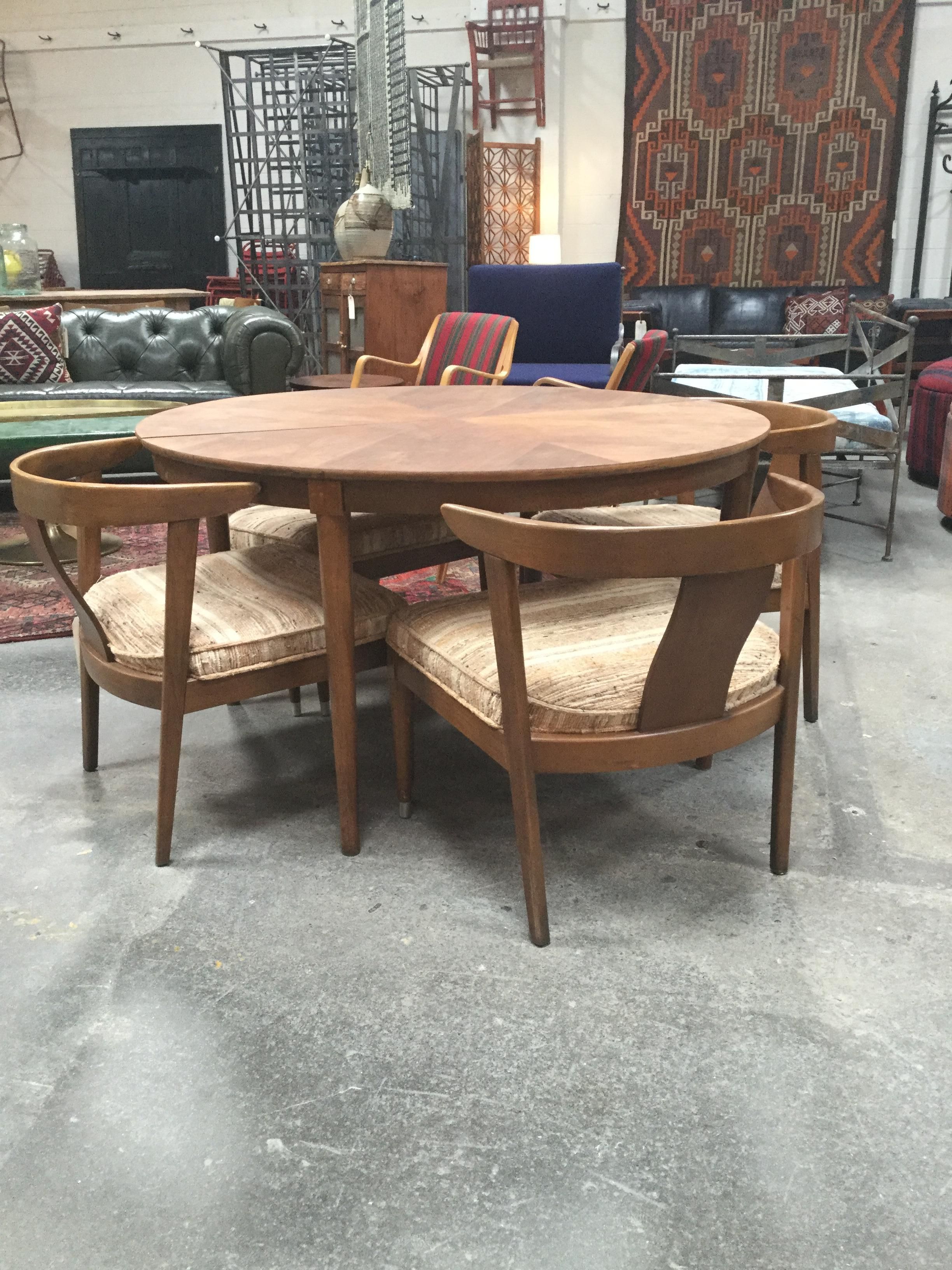 Newest B.p. John Midcentury Dining Set With Chairs At 1stdibs For John 4 Piece Dining Sets (Photo 18 of 20)