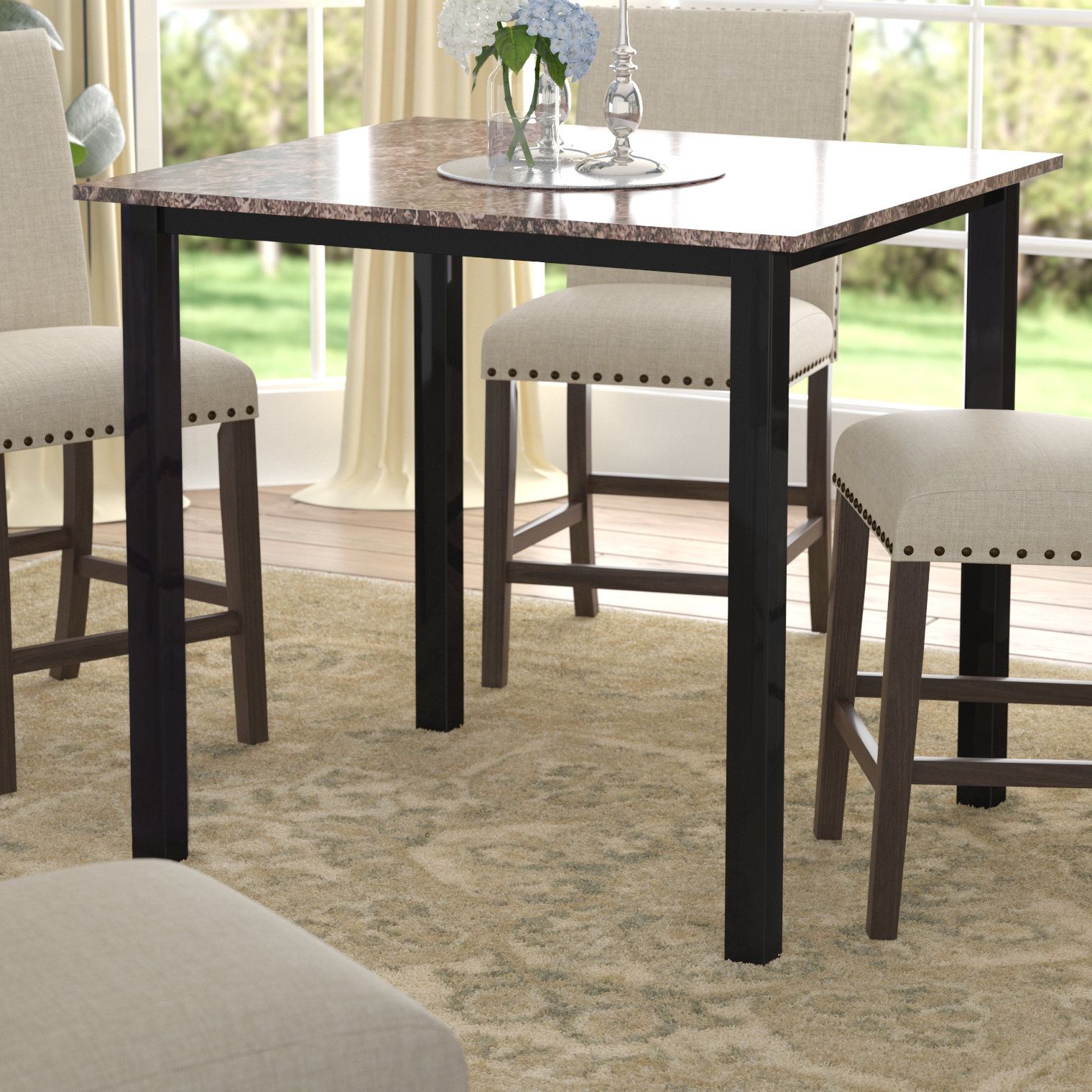Noyes 5 Piece Dining Sets For Most Recently Released Red Barrel Studio Noyes Counter Height Dining Table & Reviews (Photo 14 of 20)