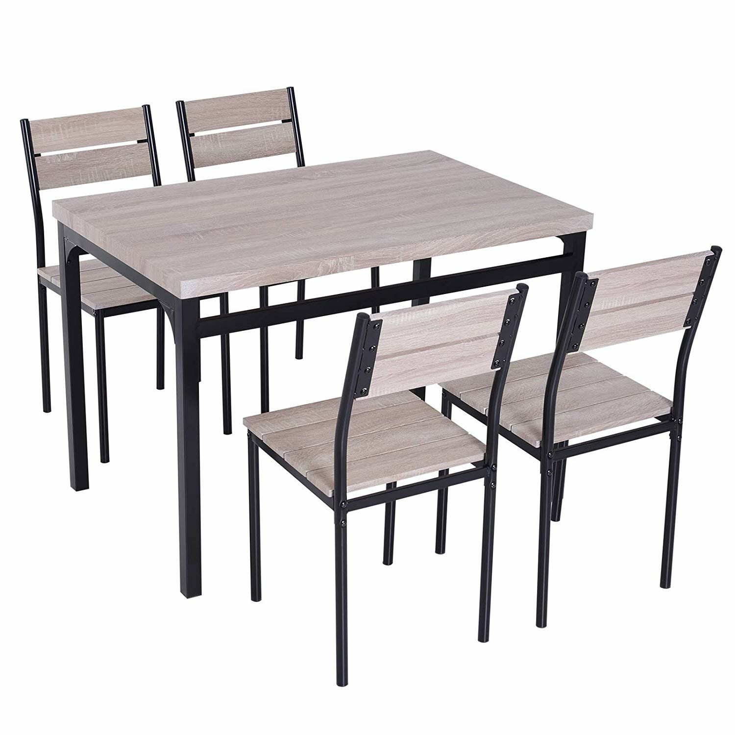 Stouferberg 5 Piece Dining Sets Within Famous Winston Porter Sirois 5 Piece Dining Set (View 12 of 20)