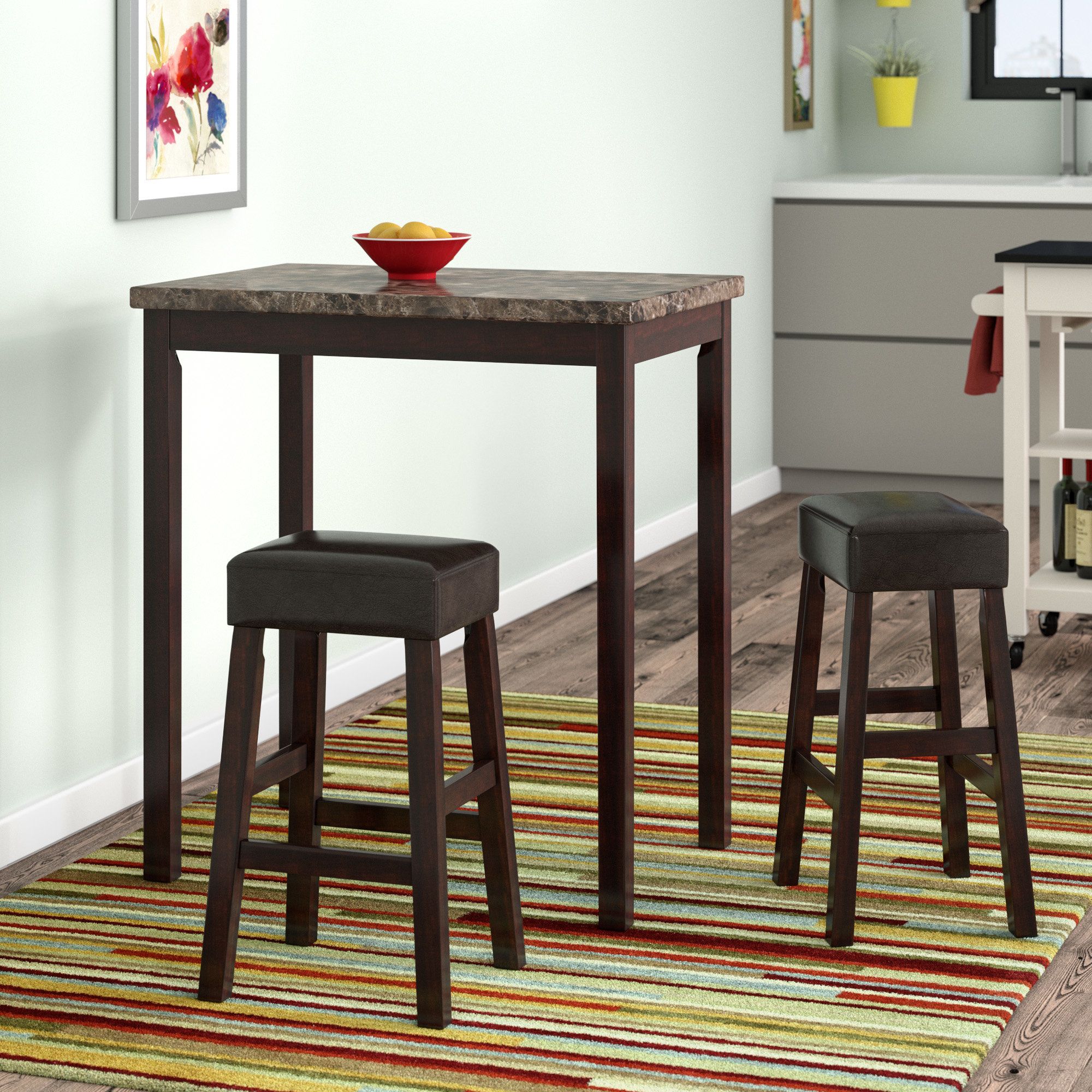 Wayfair For Well Known Hood Canal 3 Piece Dining Sets (Photo 16 of 20)