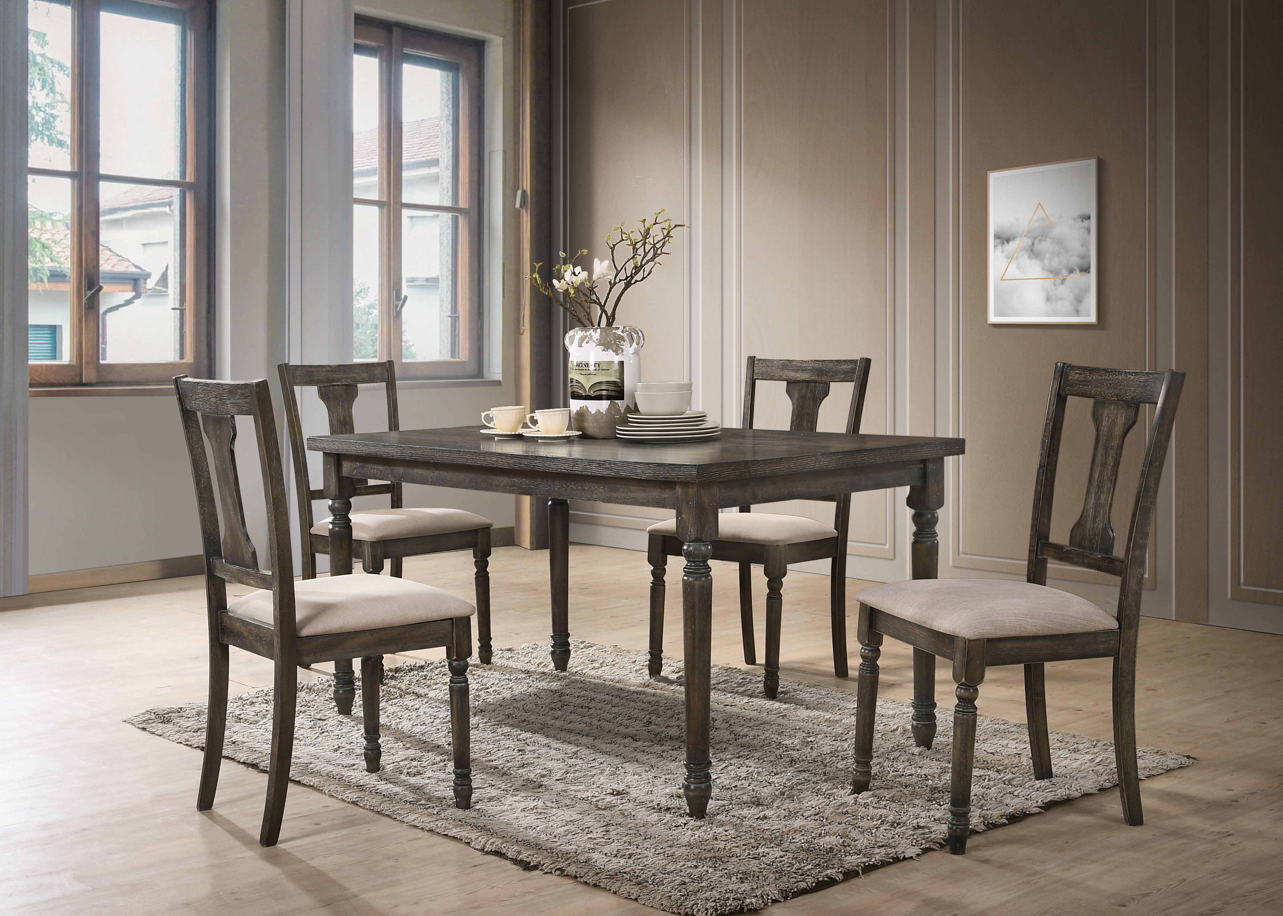 Well Known Mukai 5 Piece Dining Sets Throughout Gracie Oaks Neal 5 Piece Dining Set (View 5 of 20)