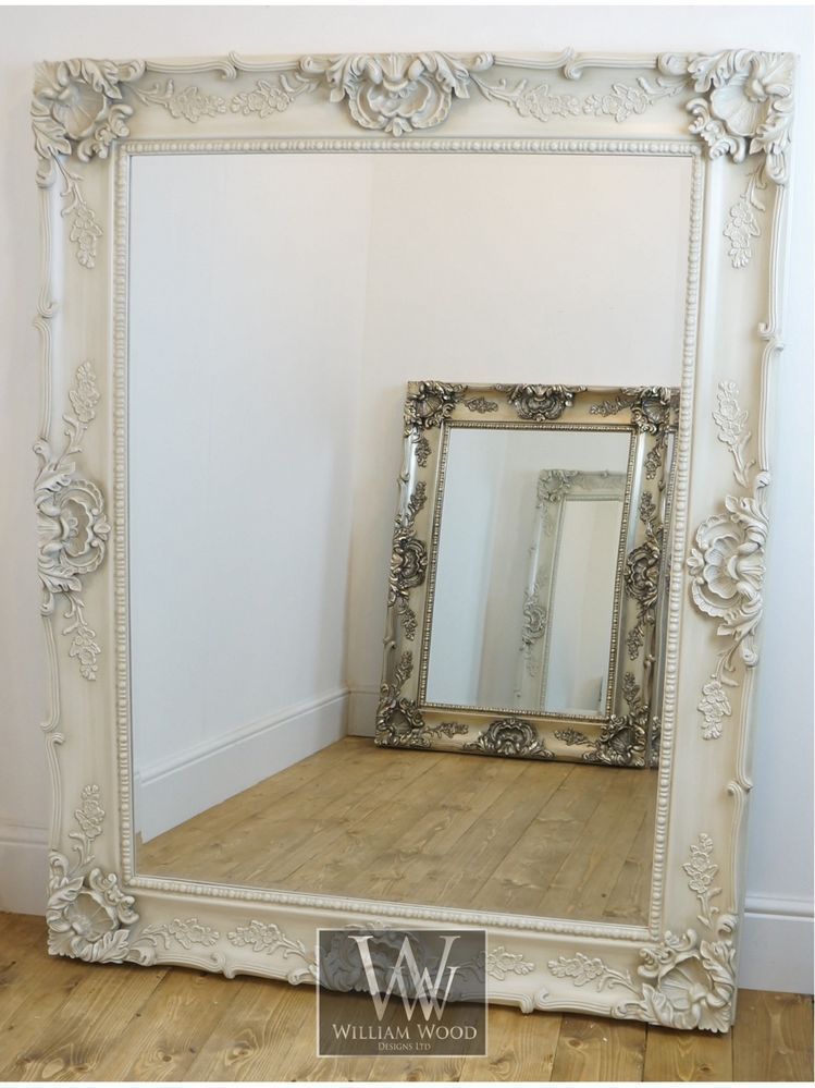 11+ Marvelous White Wall Mirror Ideas In 2019 | Wall Mirror Regarding Kristy Rectangular Beveled Vanity Mirrors In Distressed (View 16 of 20)