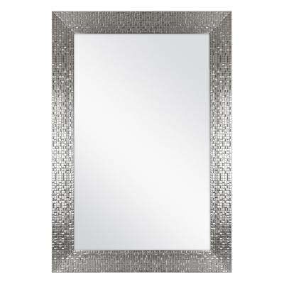 24 In. W X 35 In. L Framed Fog Free Wall Mirror In Silver Intended For Vanity Mirrors (Photo 9 of 20)