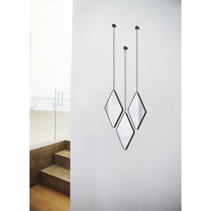 3 Piece Dima Hanging Modern & Contemporary Mirror Set With Regard To 3 Piece Dima Hanging Modern & Contemporary Mirror Sets (View 3 of 20)
