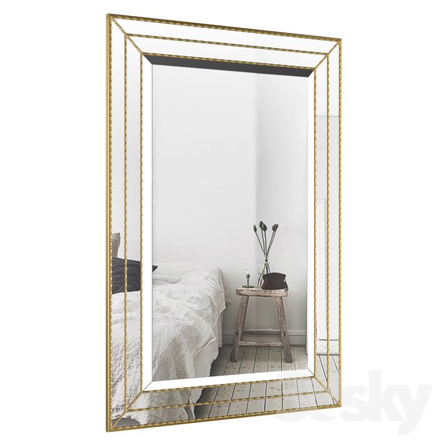 3d Models: Mirror – Willacoochee Traditional Beveled Accent Intended For Willacoochee Traditional Beveled Accent Mirrors (View 9 of 20)