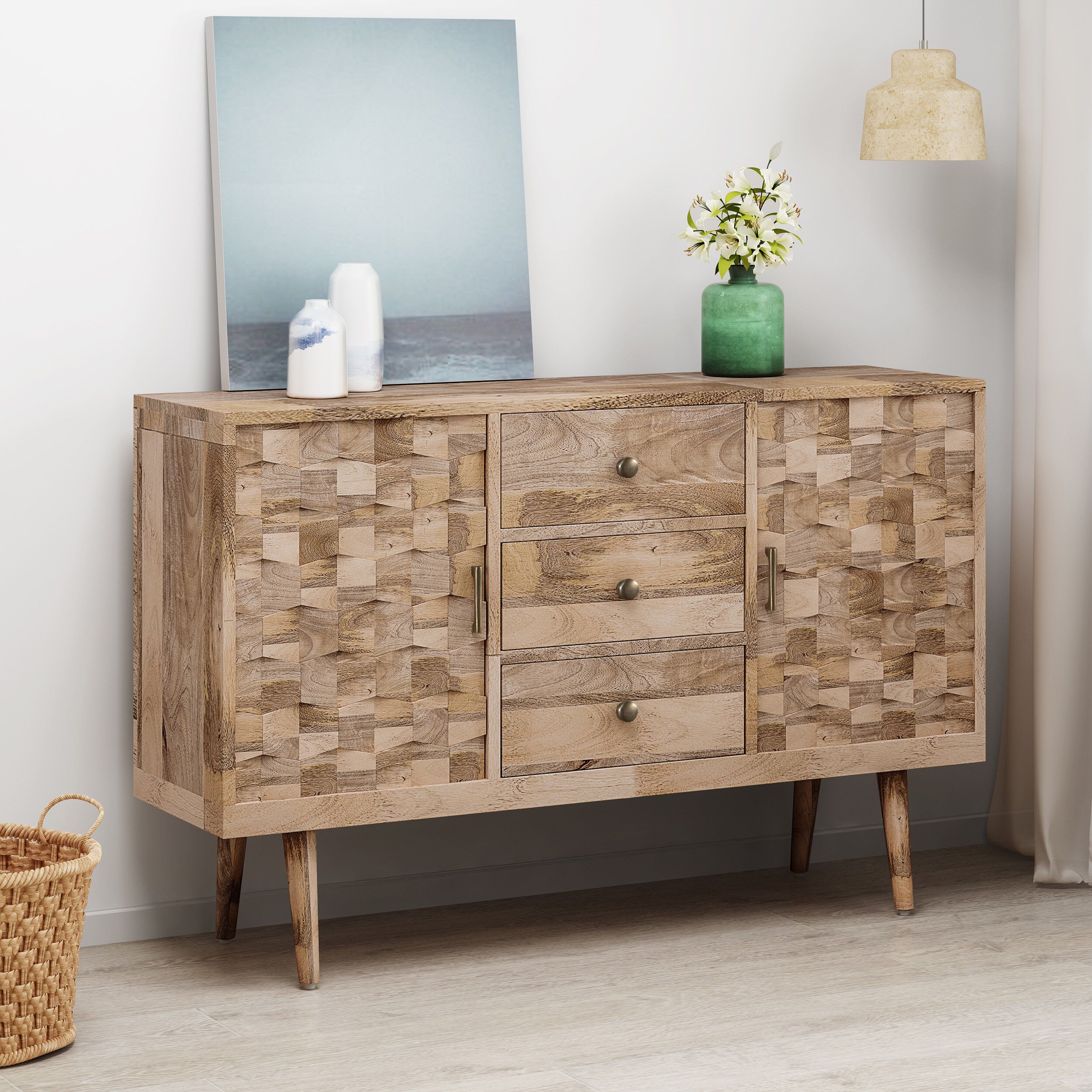 4 Drawer Sideboard | Wayfair For Most Popular Drummond 4 Drawer Sideboards (Photo 11 of 20)
