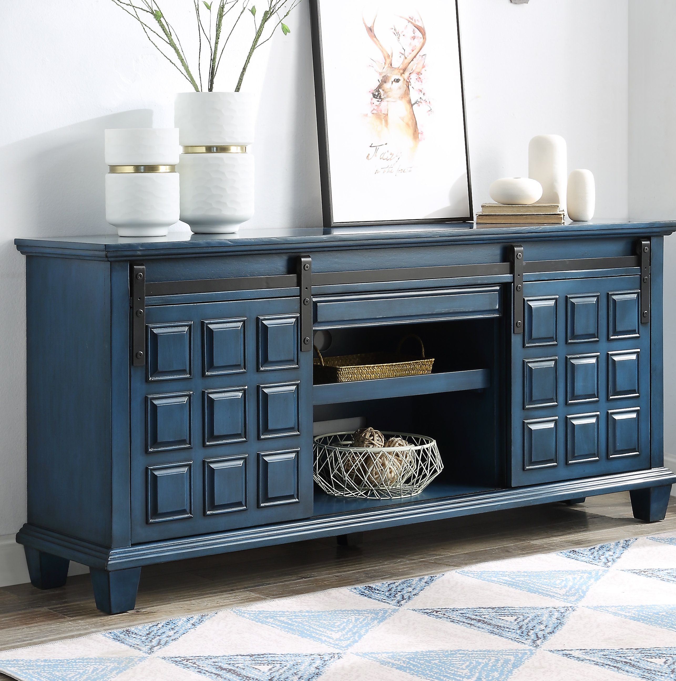 60 Inch Credenza | Wayfair Intended For Most Recent Caines Credenzas (View 16 of 20)