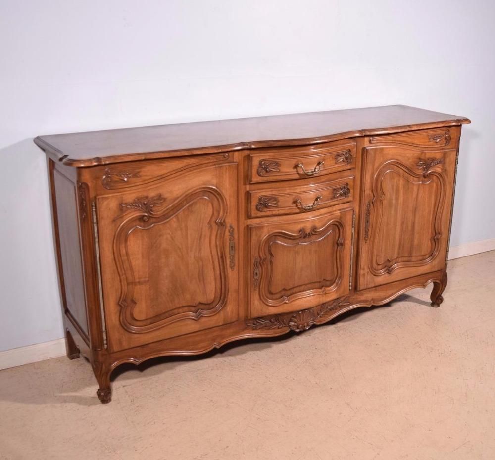Antique French Provincial Louis Xv Style Sideboard/buffet In Pertaining To Recent Drummond 4 Drawer Sideboards (View 18 of 20)