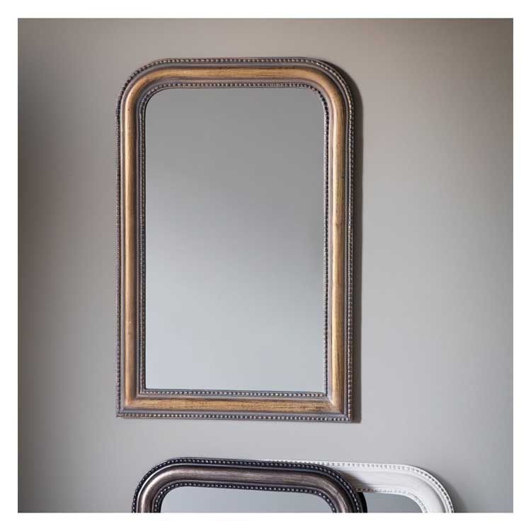 Arched Gold Wall Mirror 56 X 84cm With Regard To Gold Arch Wall Mirrors (View 20 of 20)