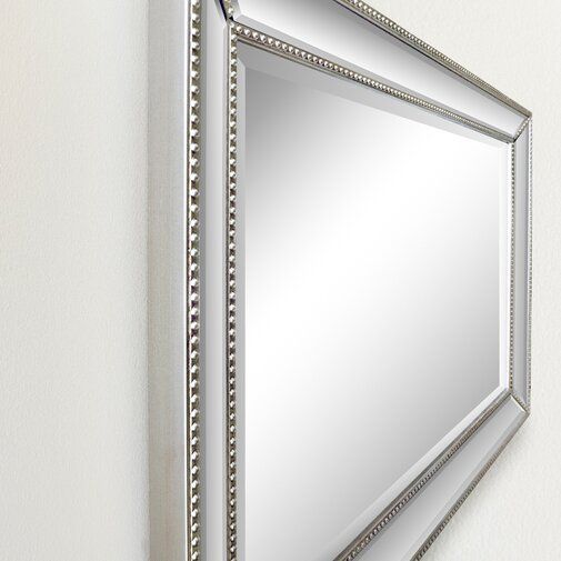 Boland Rectangle Beaded Frame Accent Mirror In 2019 Within Lake Park Beveled Beaded Accent Wall Mirrors (View 3 of 20)