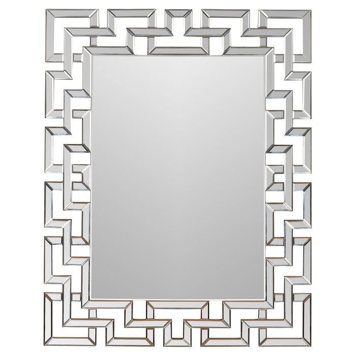 Caja Rectangle Glass Frame Wall Mirror Throughout Caja Rectangle Glass Frame Wall Mirrors (View 12 of 20)