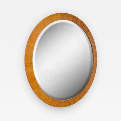 Charles Pfister – Postmodern Prima Vera Inlay Mirrorcharles Pfister For  Baker Furniture Co. Intended For Pfister Oval Wood Wall Mirrors (Photo 15 of 20)