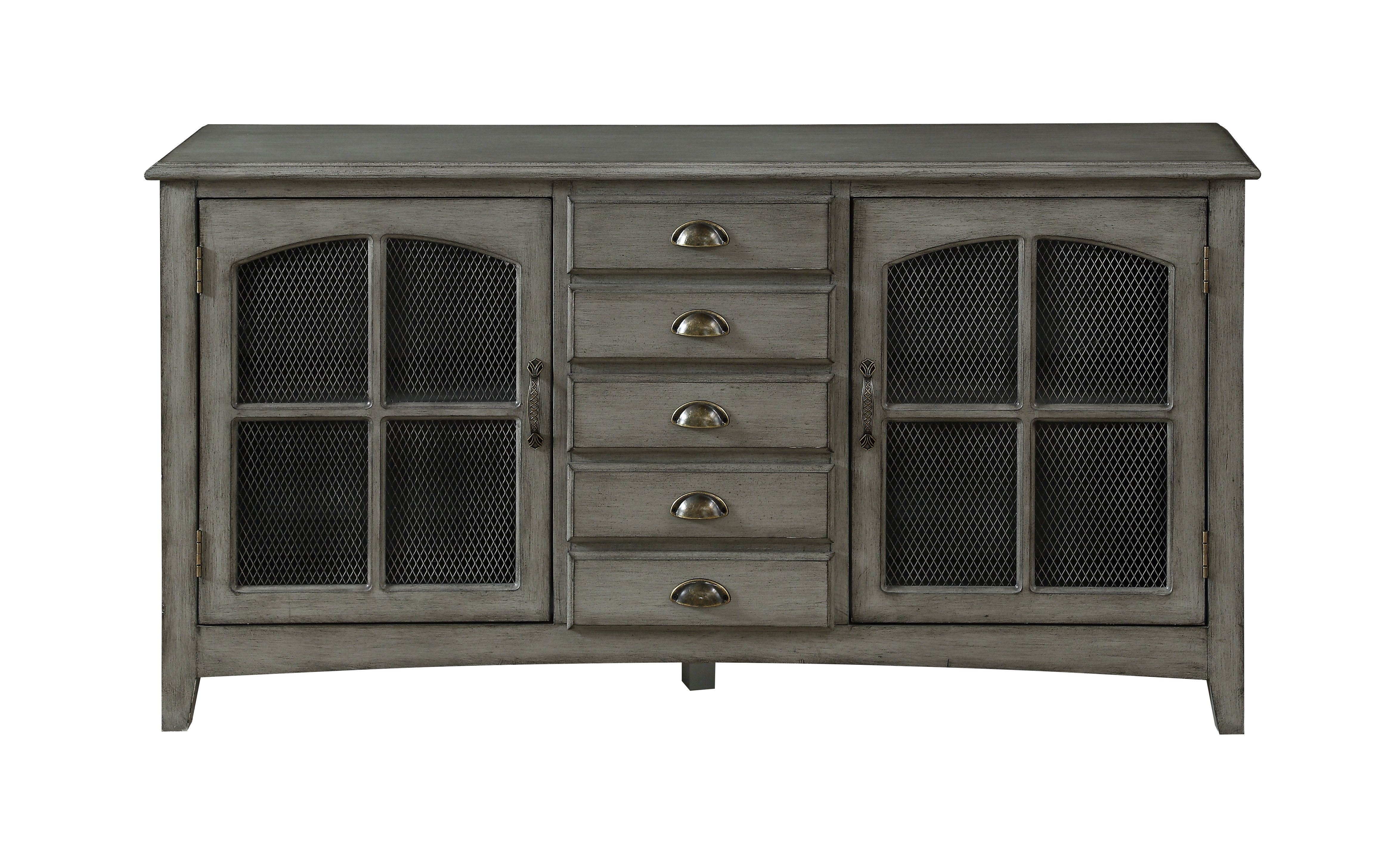 Charlton Home Winthrop Credenza Inside Current Dormer Sideboards (View 17 of 20)