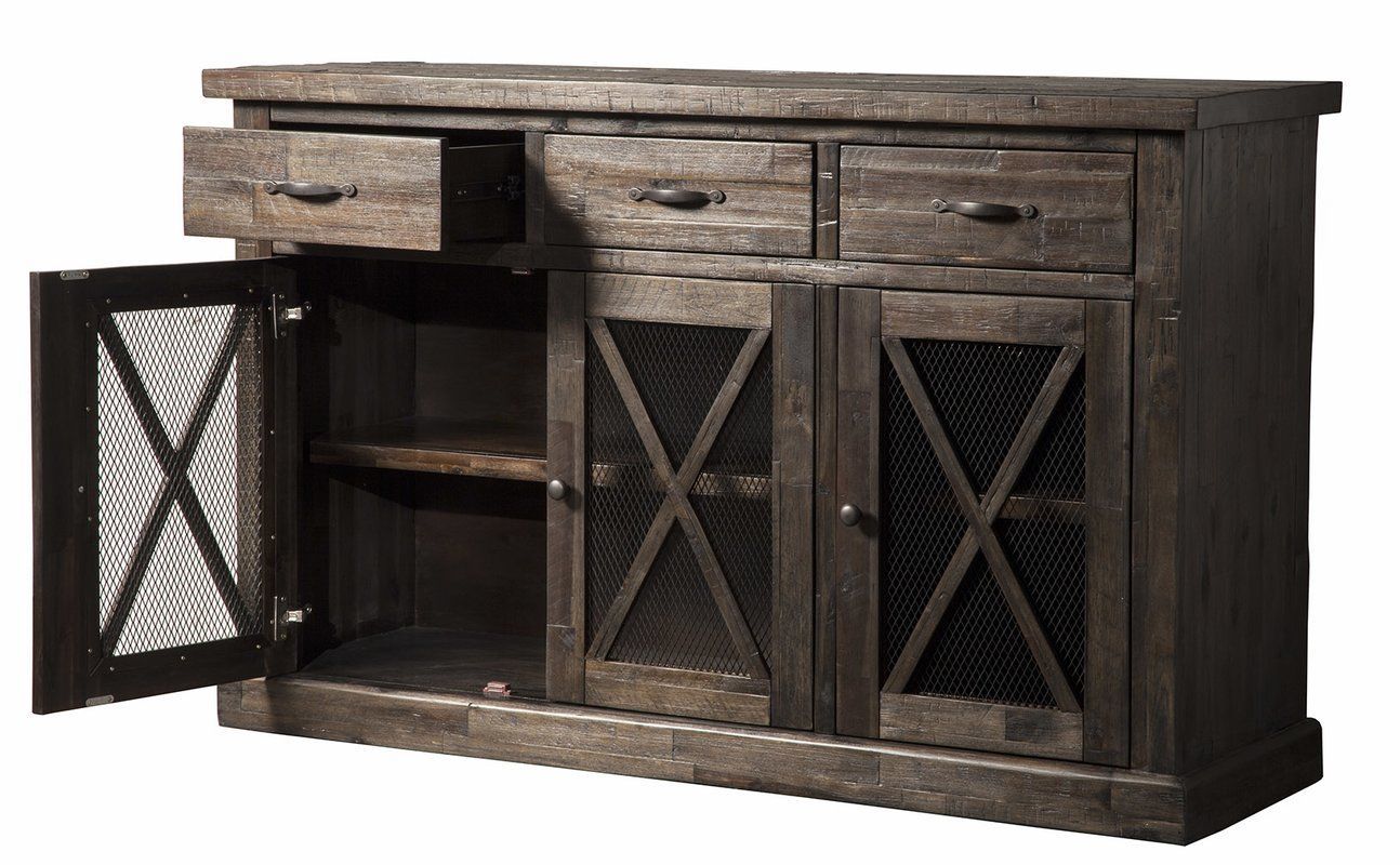 Colborne Sideboard | Rustic Industrial In 2019 | Wood Throughout Most Popular Colborne Sideboards (View 2 of 20)