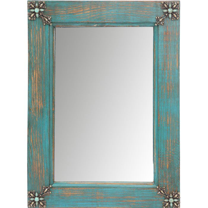 Concho Cross Rustic Accent Mirror Throughout Lajoie Rustic Accent Mirrors (View 4 of 20)